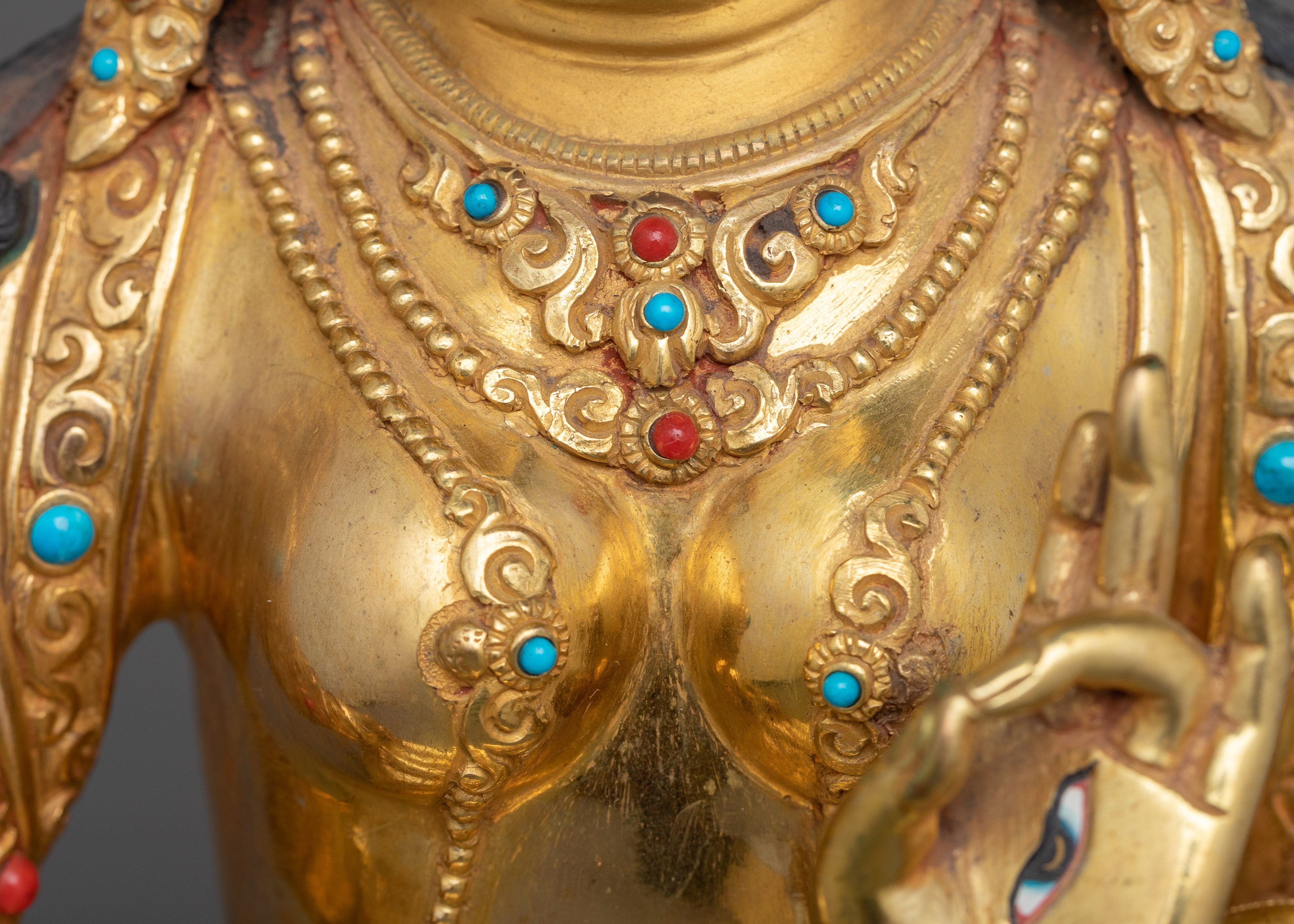 The Buddhist Deity White Tara Statue | Goddess of Compassion and Love