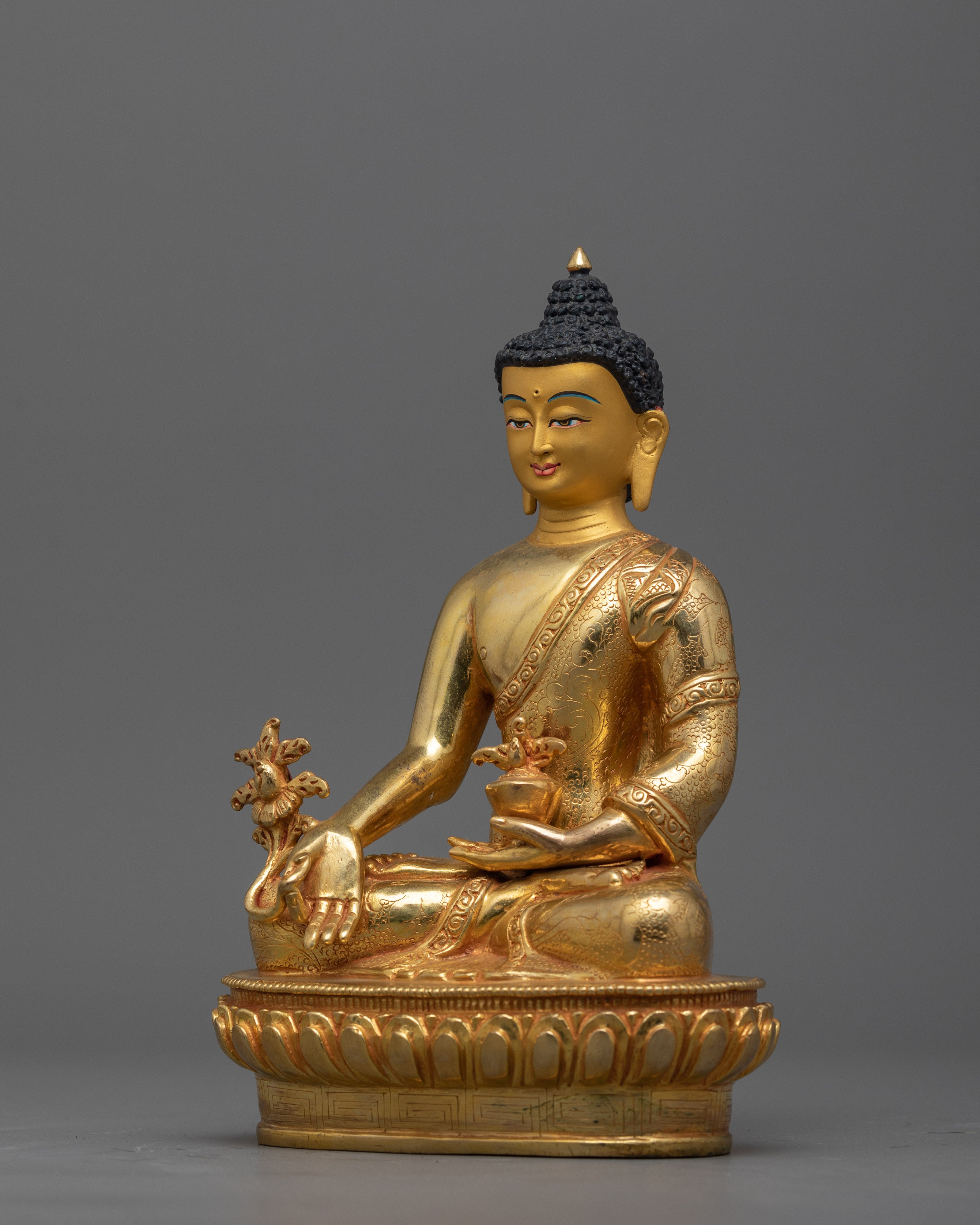 Tibetan Bhaisajyaguru Sculpture (Medicine Buddha) | Embodiment of Healing