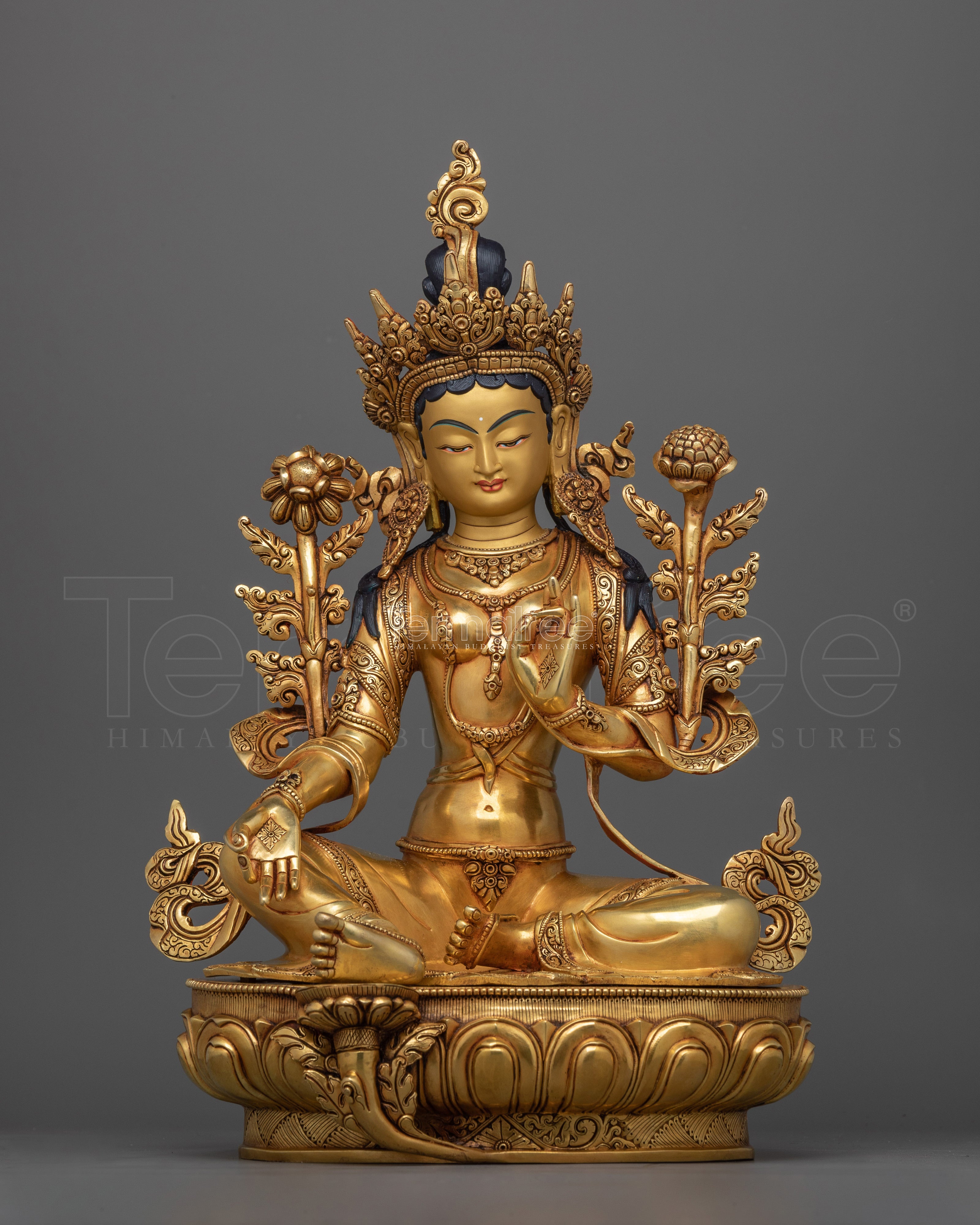 Protector and Savior Green Tara Statue | A Symbol of Compassion and Enlightenment