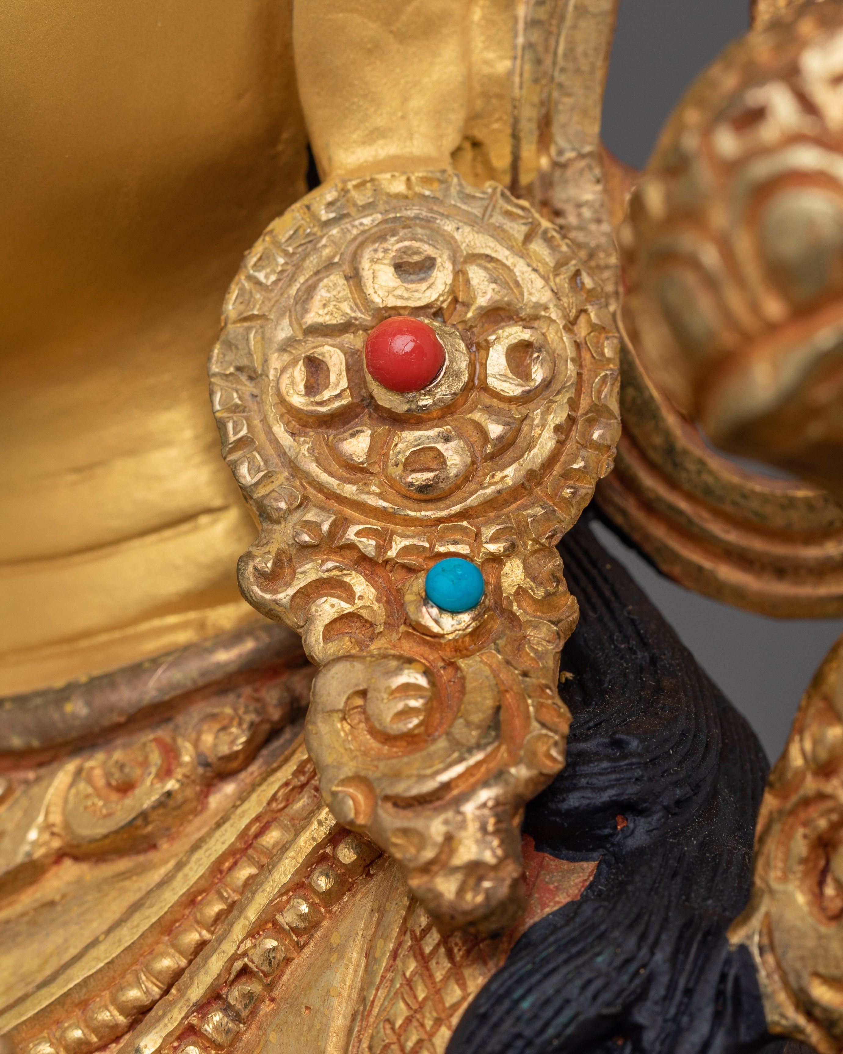 Compassionate Buddhist Green Tara Figurine | Tibetan Goddess Spiritual Home Decor