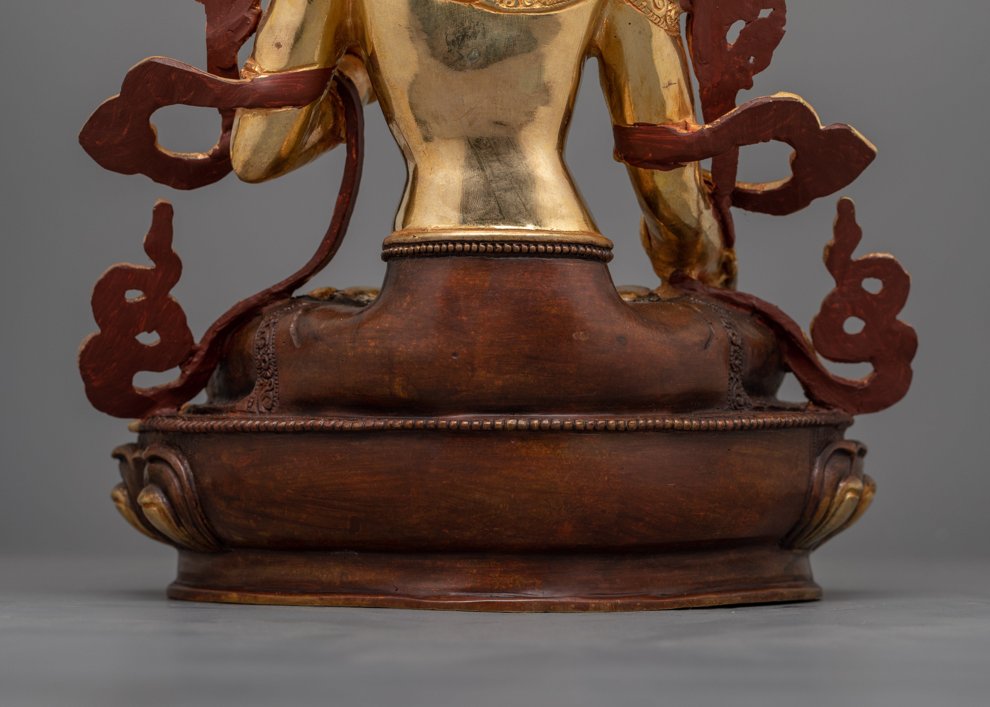 White Tara Spiritual Decor Figurine | Female Bodhisattva Statue for Meditation and Rituals