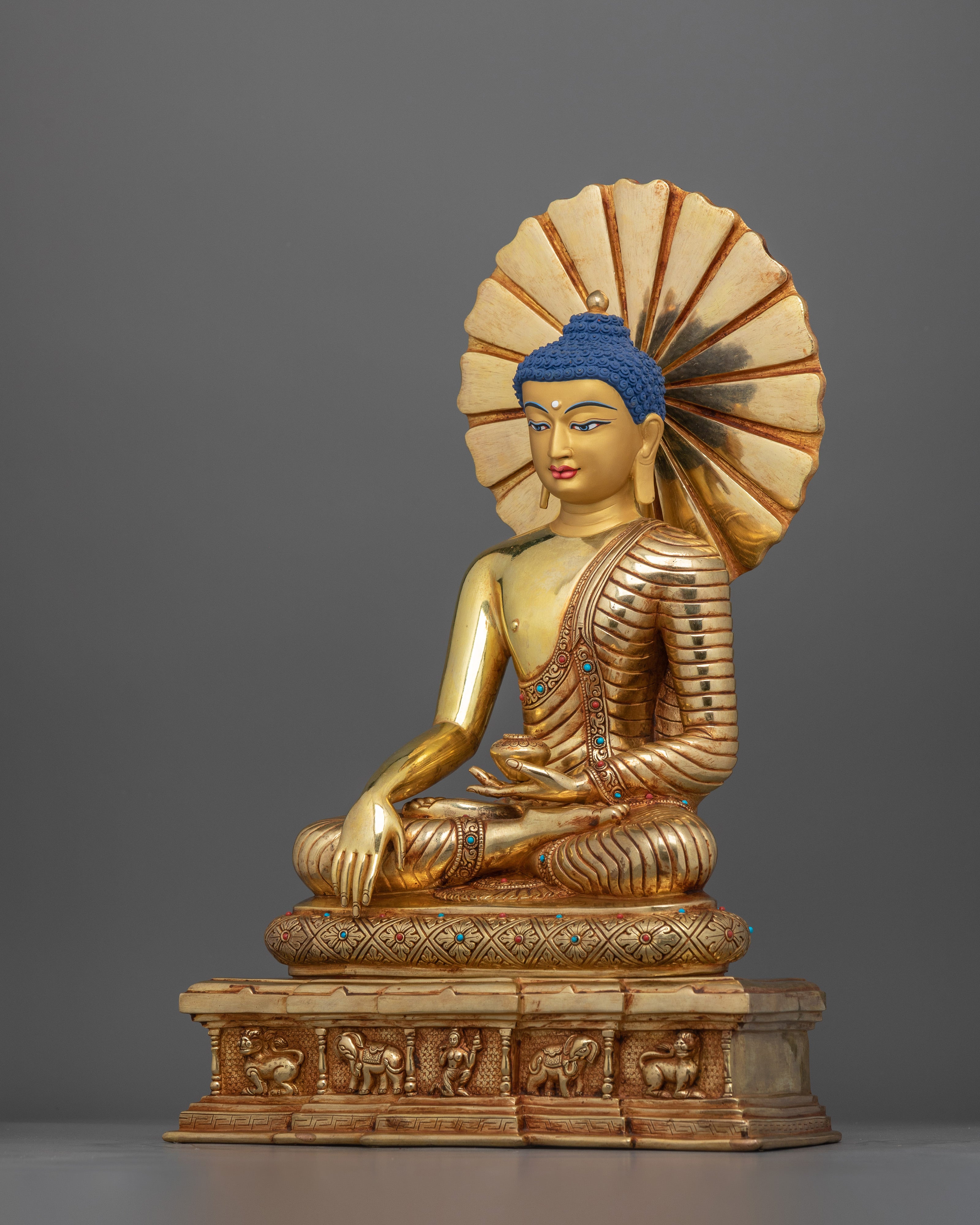 Shakyamuni Buddha Enlightened One Zen Decor | Serene Spiritual Decor and Dharma Gift