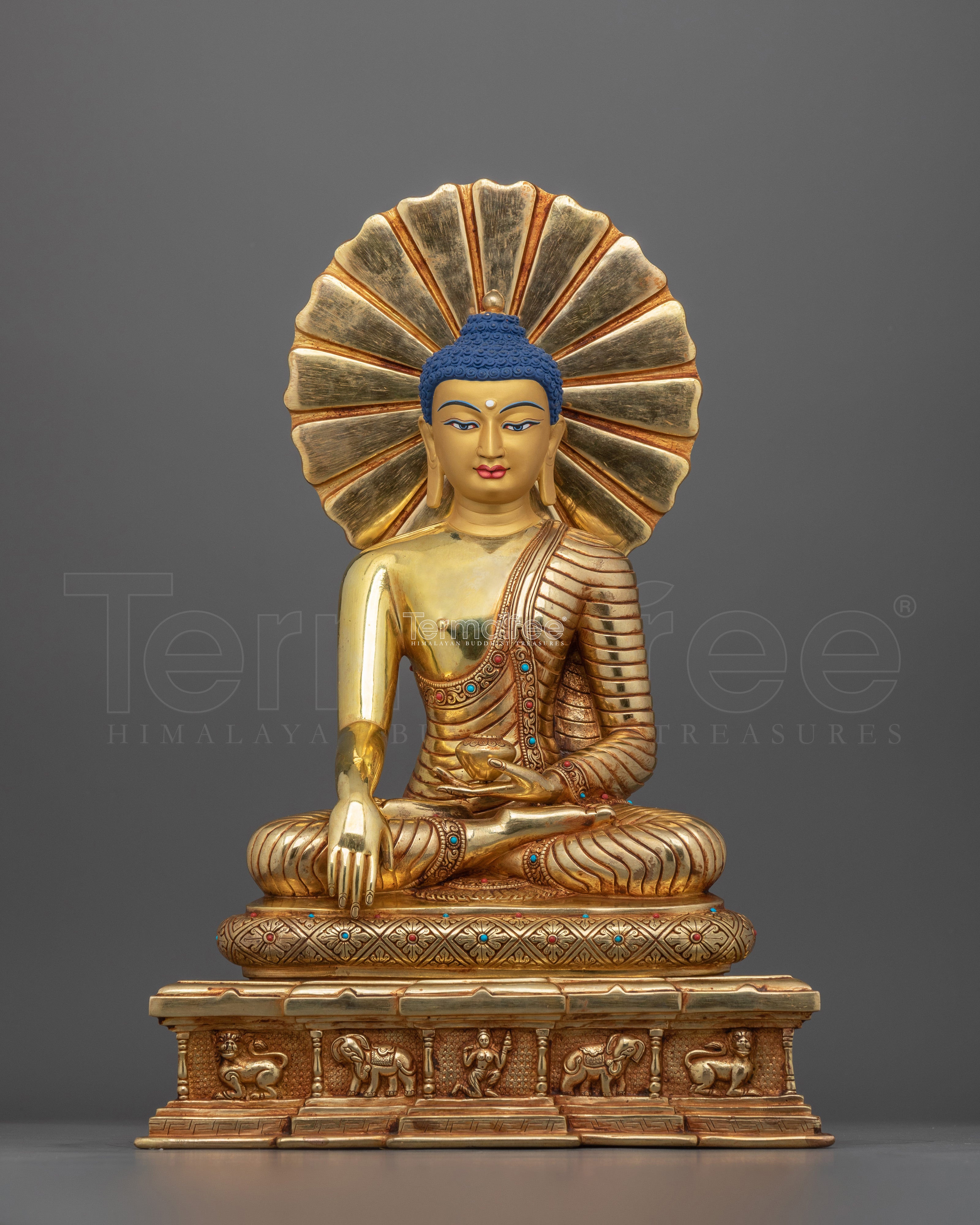 Shakyamuni Buddha Enlightened One Zen Decor | Serene Spiritual Decor and Dharma Gift