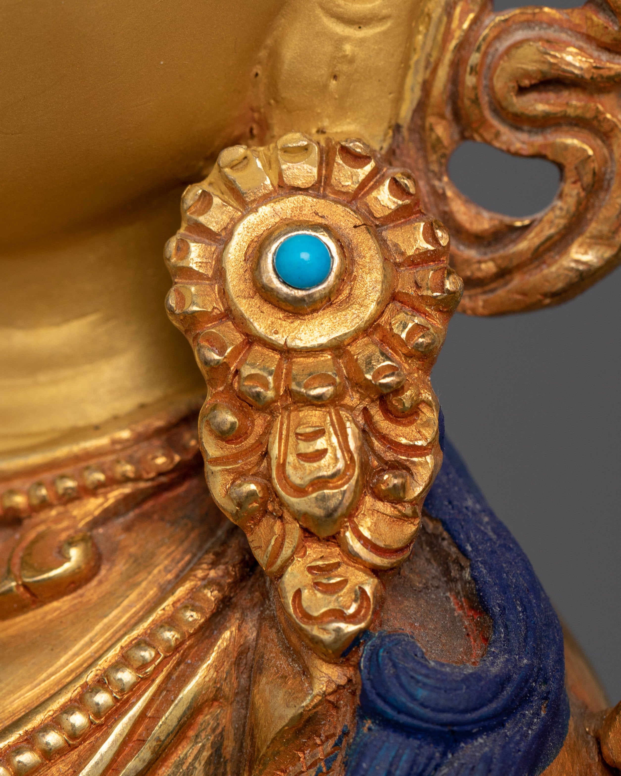 Tibetan Goddess White Tara Himalayan Art Statue | Healing Goddess Spiritual Decor