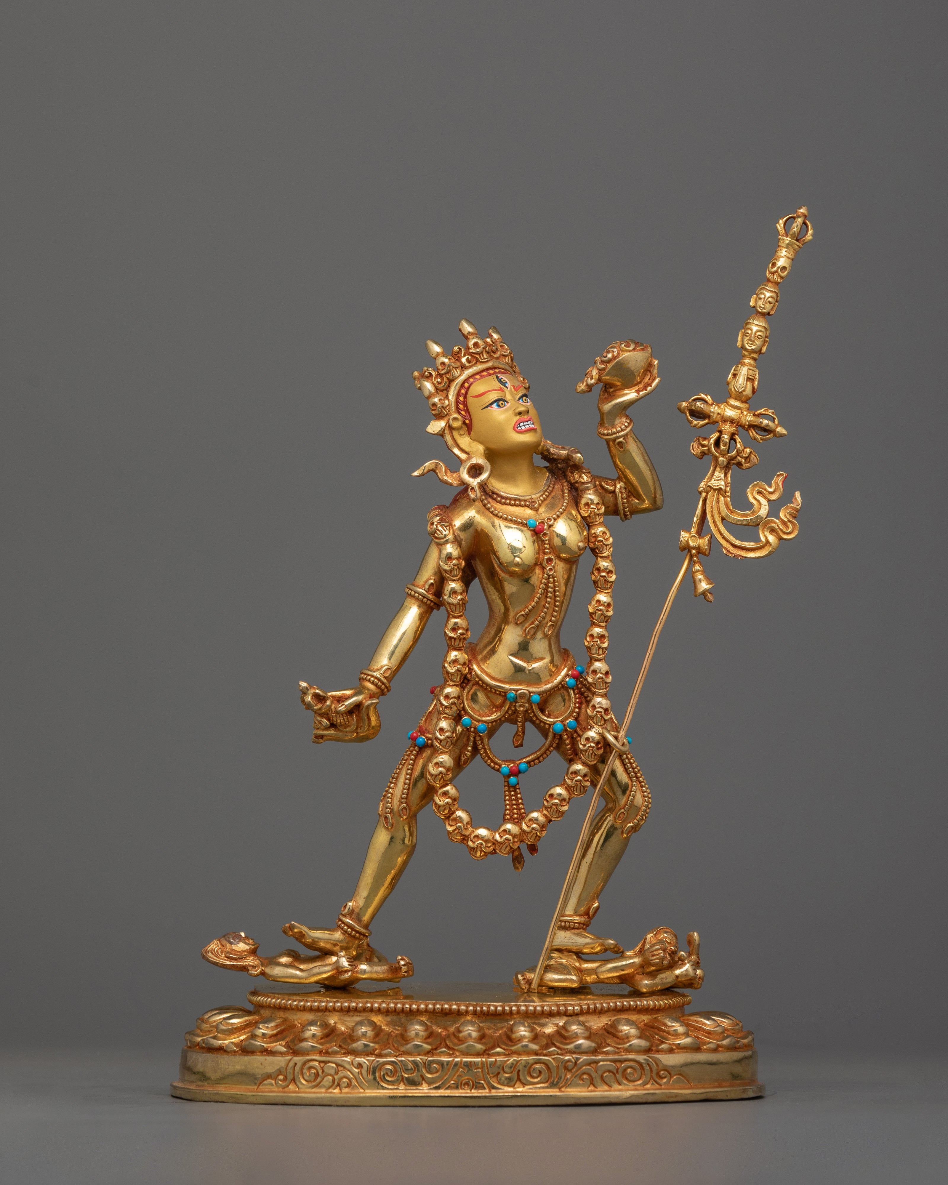 Vajrayogini Tibetan Tantric Deity with Fierce Wisdom Statue | The Powerful Divine Red Yogini