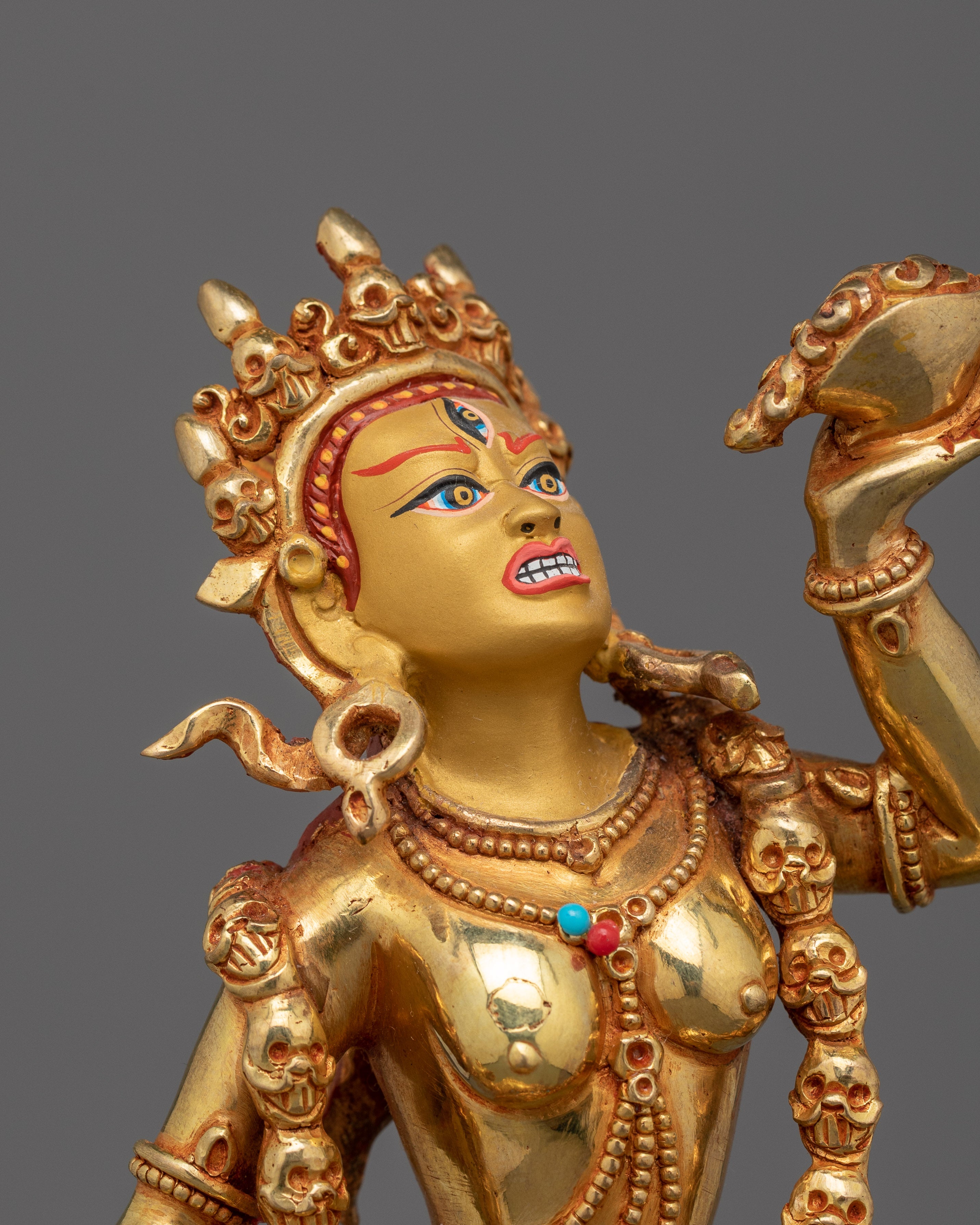 Vajrayogini Tibetan Tantric Deity with Fierce Wisdom Statue | The Powerful Divine Red Yogini