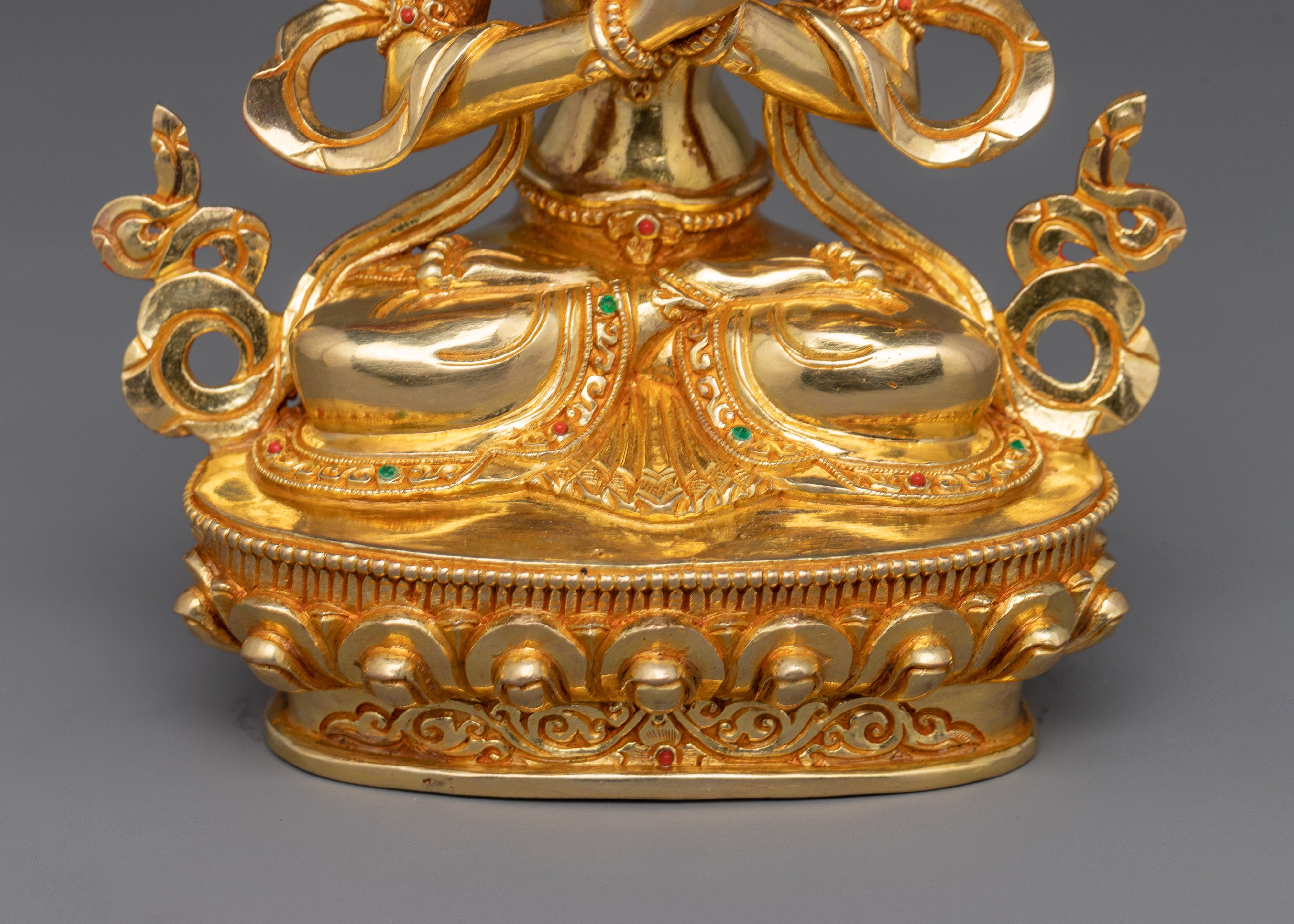 Dorje Chang Vajradhara Figurine for Altar | Handcrafted Buddhist Art for Meditation Decor