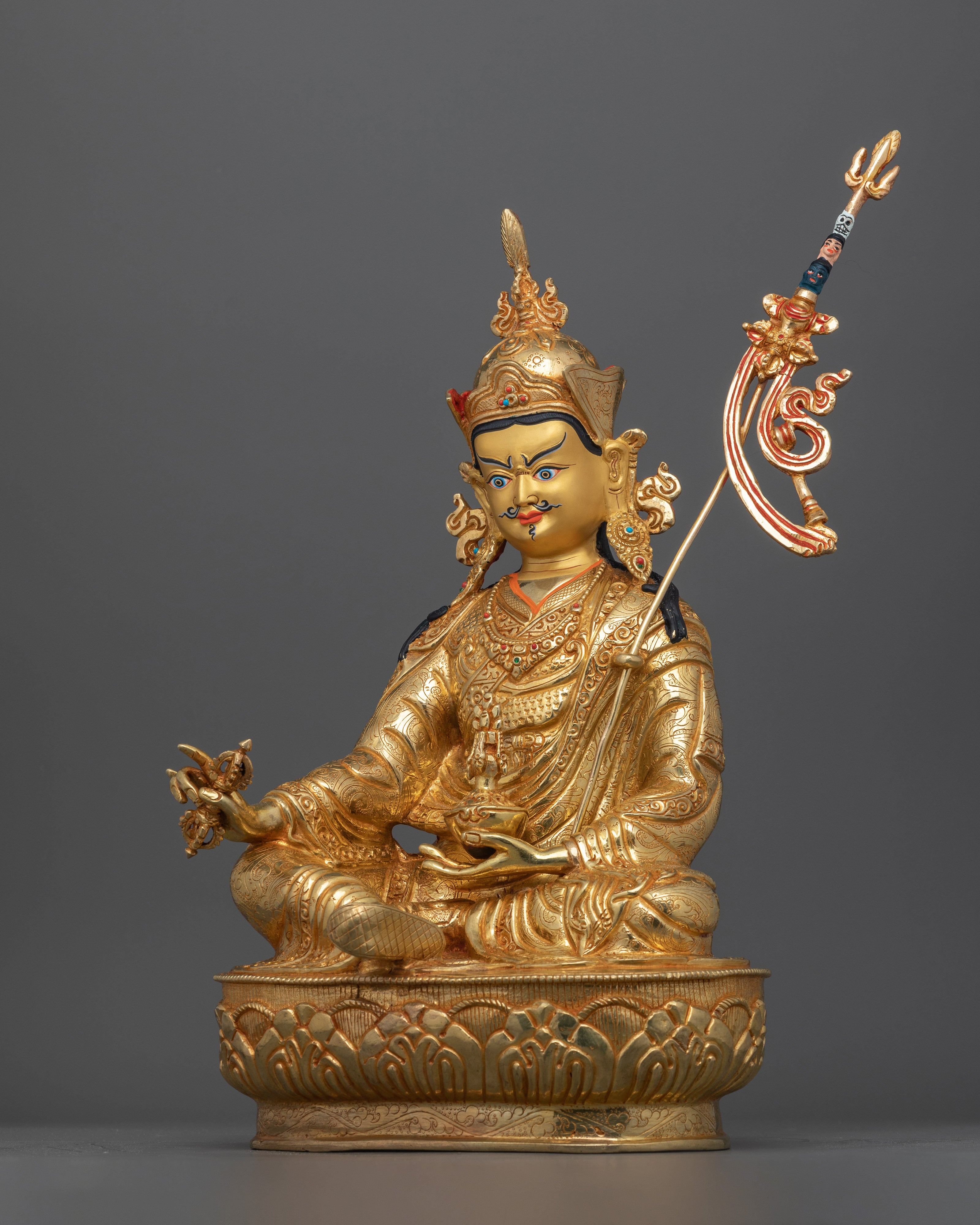 Lotus-Born Guru Rinpoche Precious Master Figurine | Symbol of Enlightenment