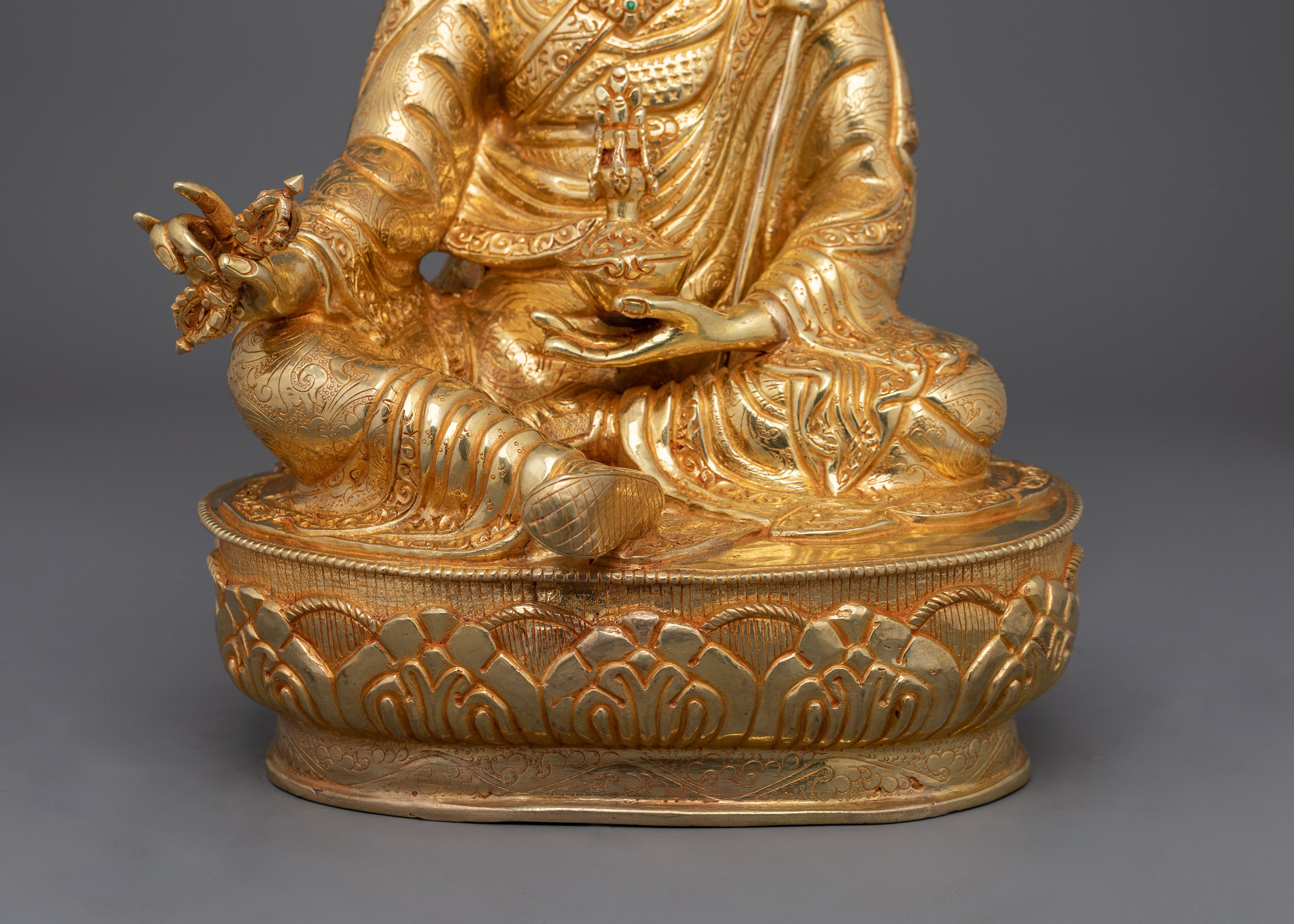 Lotus-Born Guru Rinpoche Precious Master Figurine | Symbol of Enlightenment
