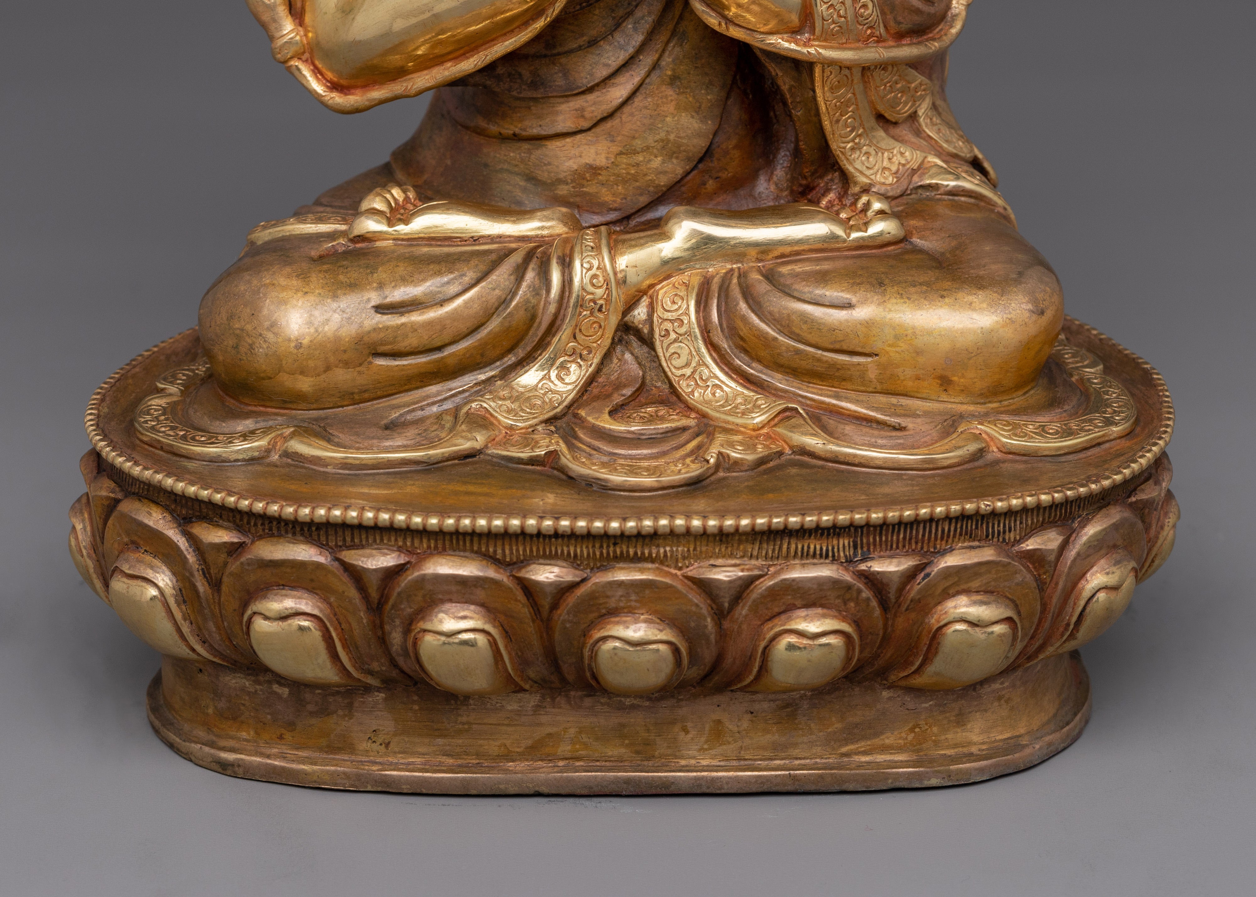 Himalayan Spiritual Tsongkhapa Set Statue | Tsongkhapa, Khedrup Je and Gyaltsab Je