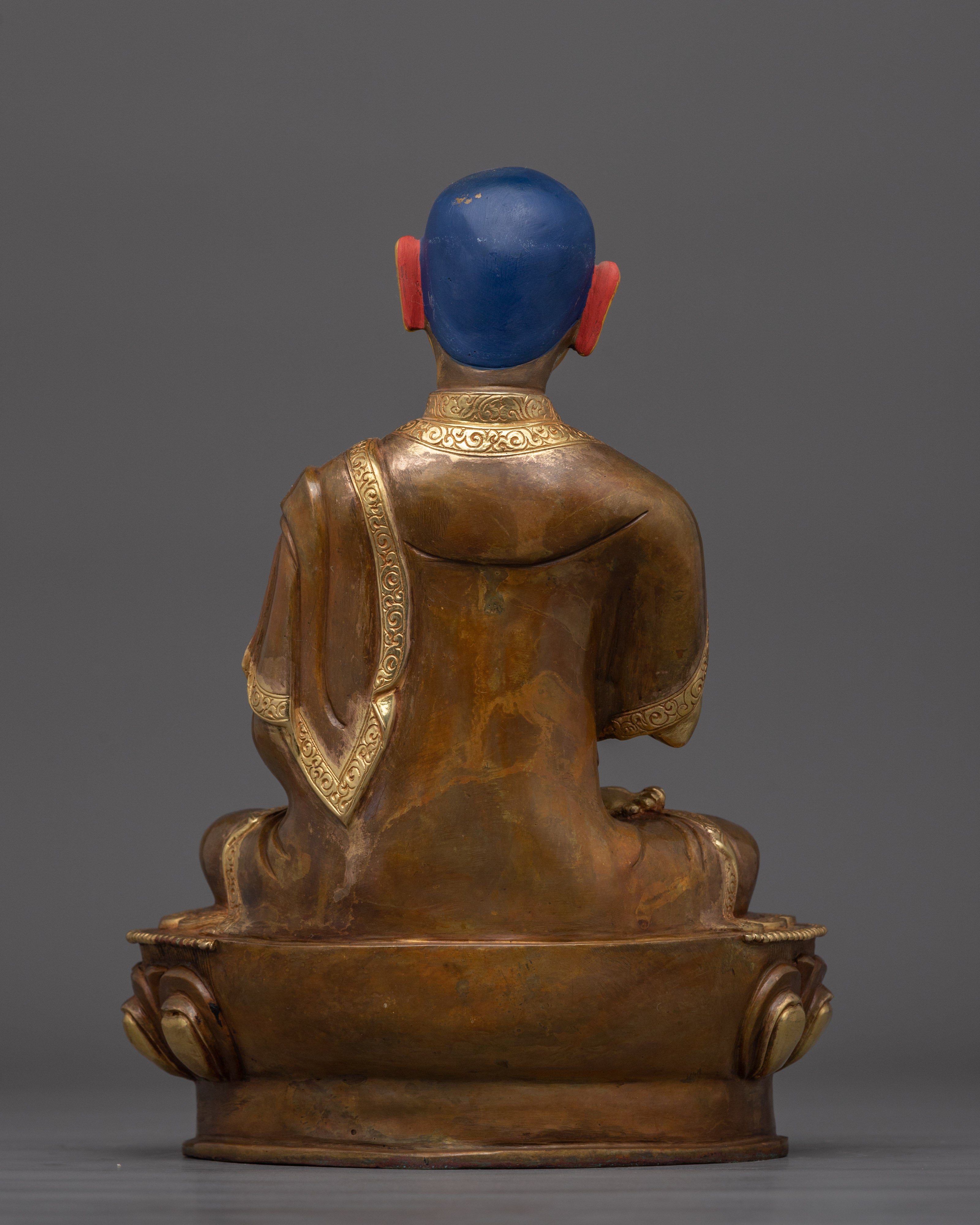 Himalayan Spiritual Tsongkhapa Set Statue | Tsongkhapa, Khedrup Je and Gyaltsab Je