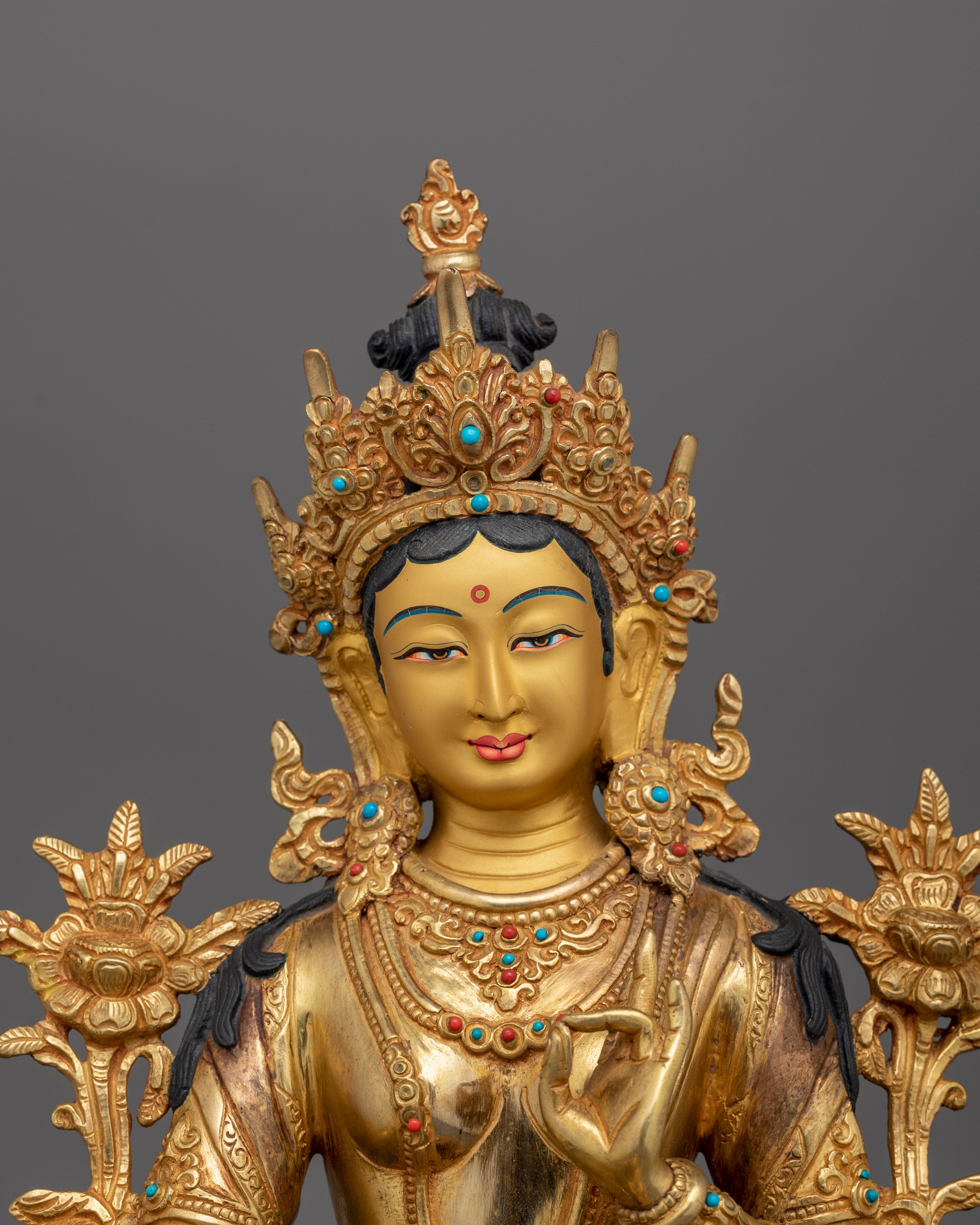 Mother of Liberation Green Tara Statue | Embodiment of Compassion