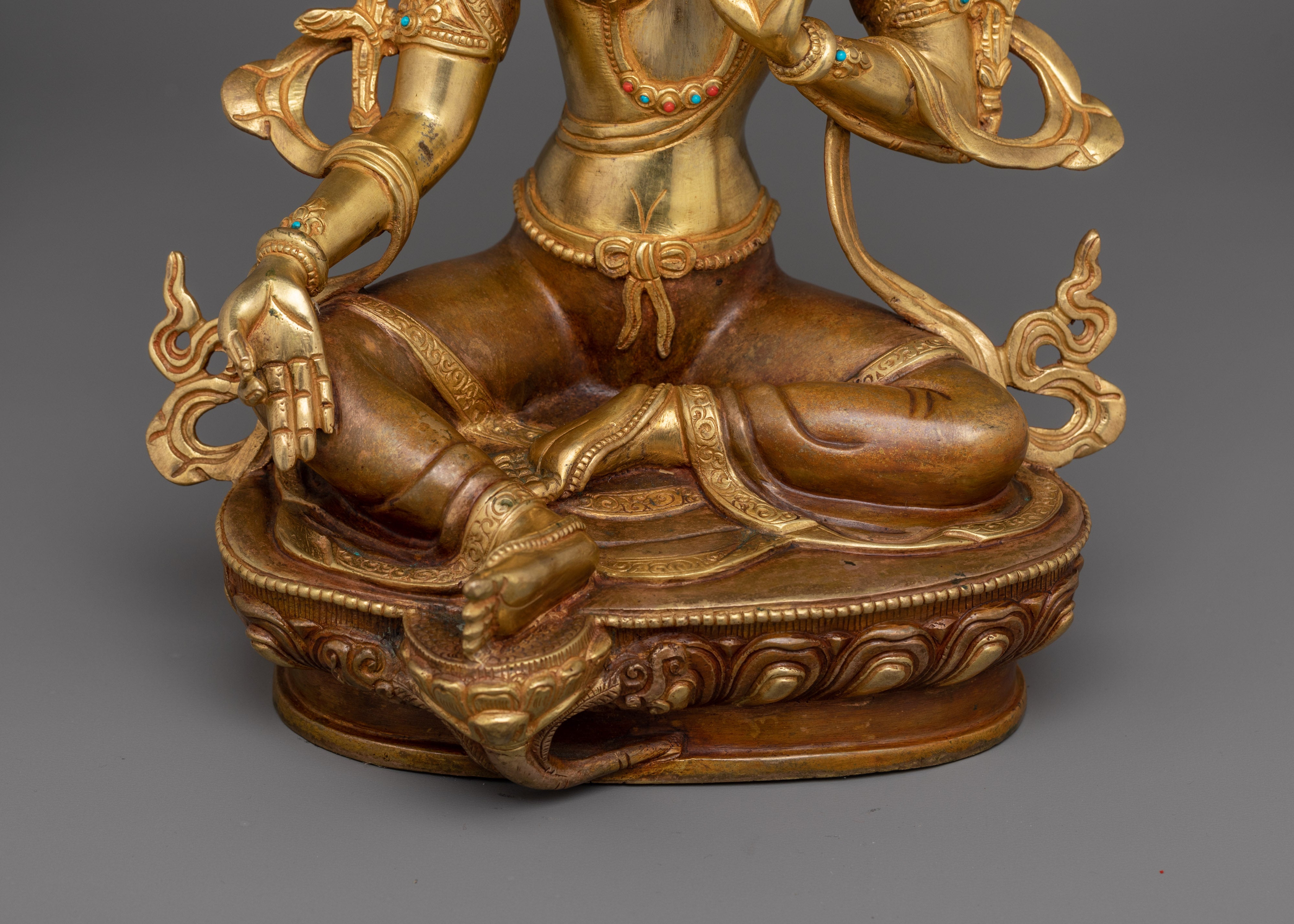 Mother of Liberation Green Tara Statue | Embodiment of Compassion