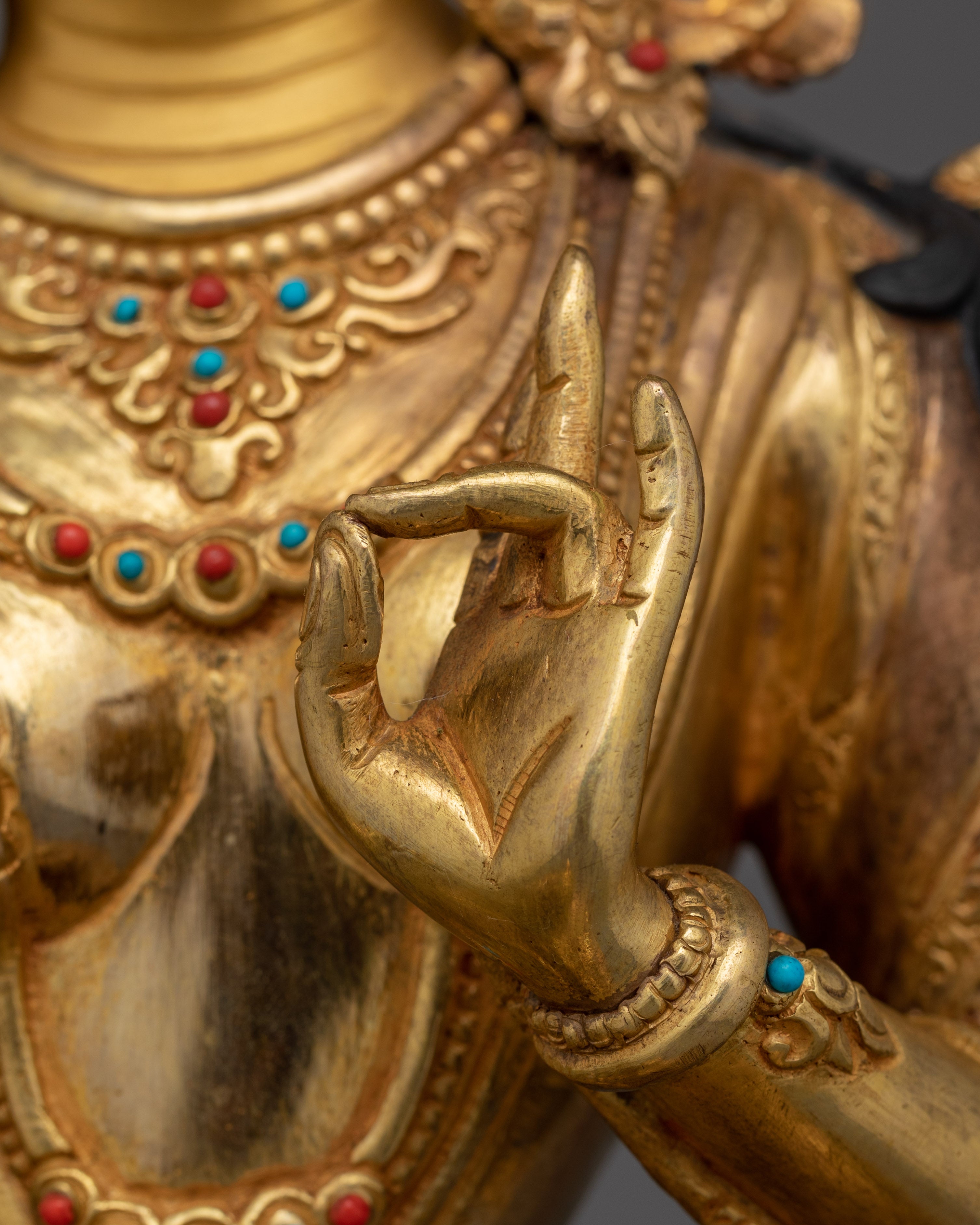 Mother of Liberation Green Tara Statue | Embodiment of Compassion