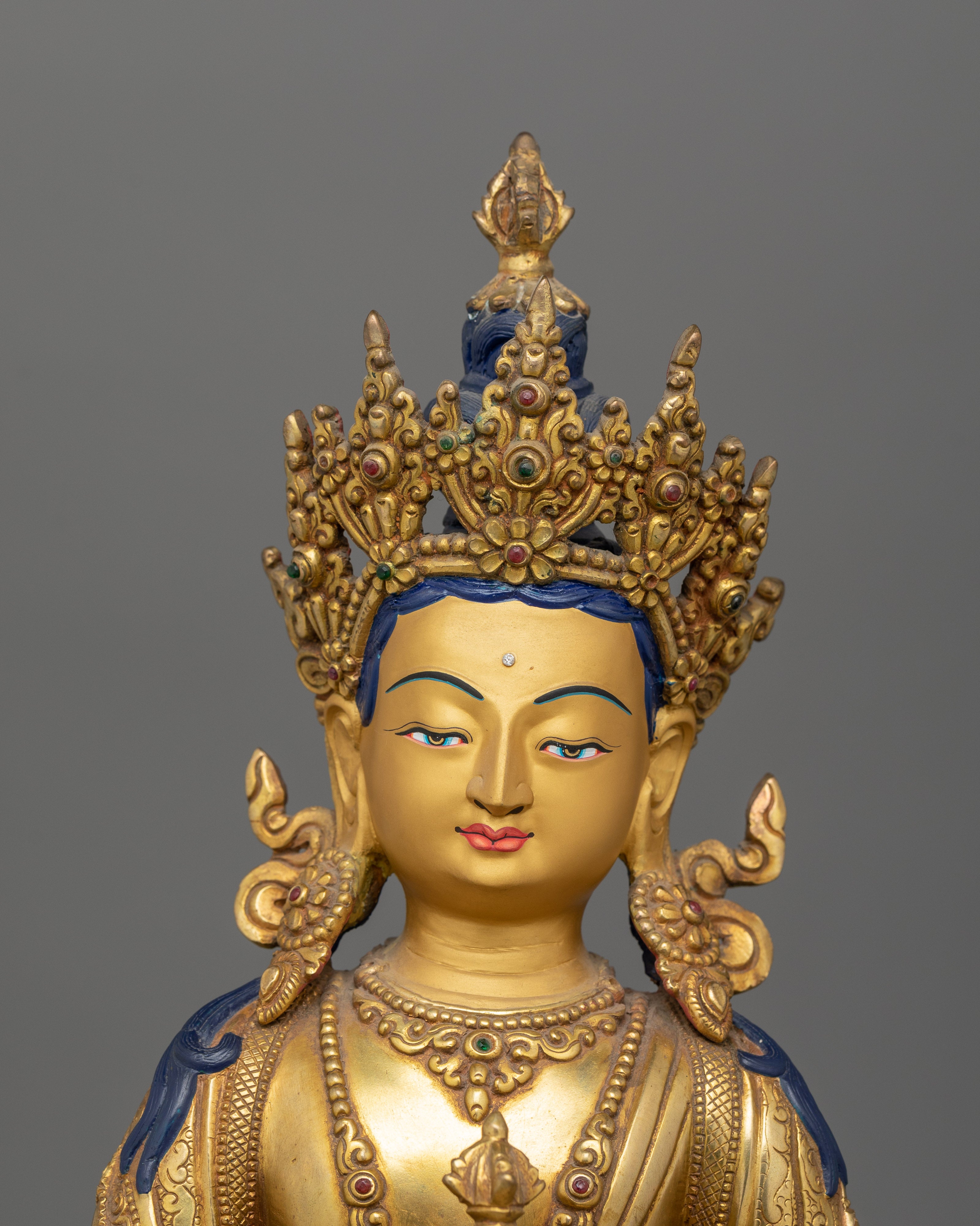 Handcrafted Dorje Sempa Tibetan Buddhism Figurine | Tibetan Ritual Purification