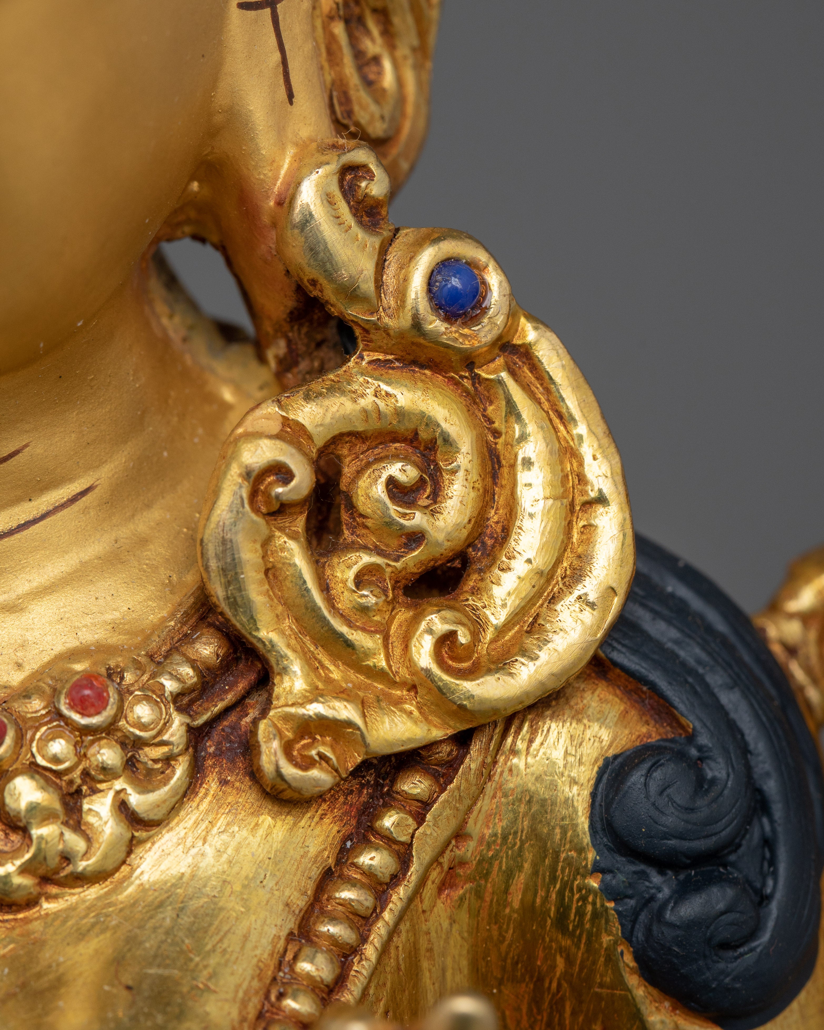 Compassionate Guardian Tibetan Buddhism White Tara Figurine | Sacred Art for Meditation