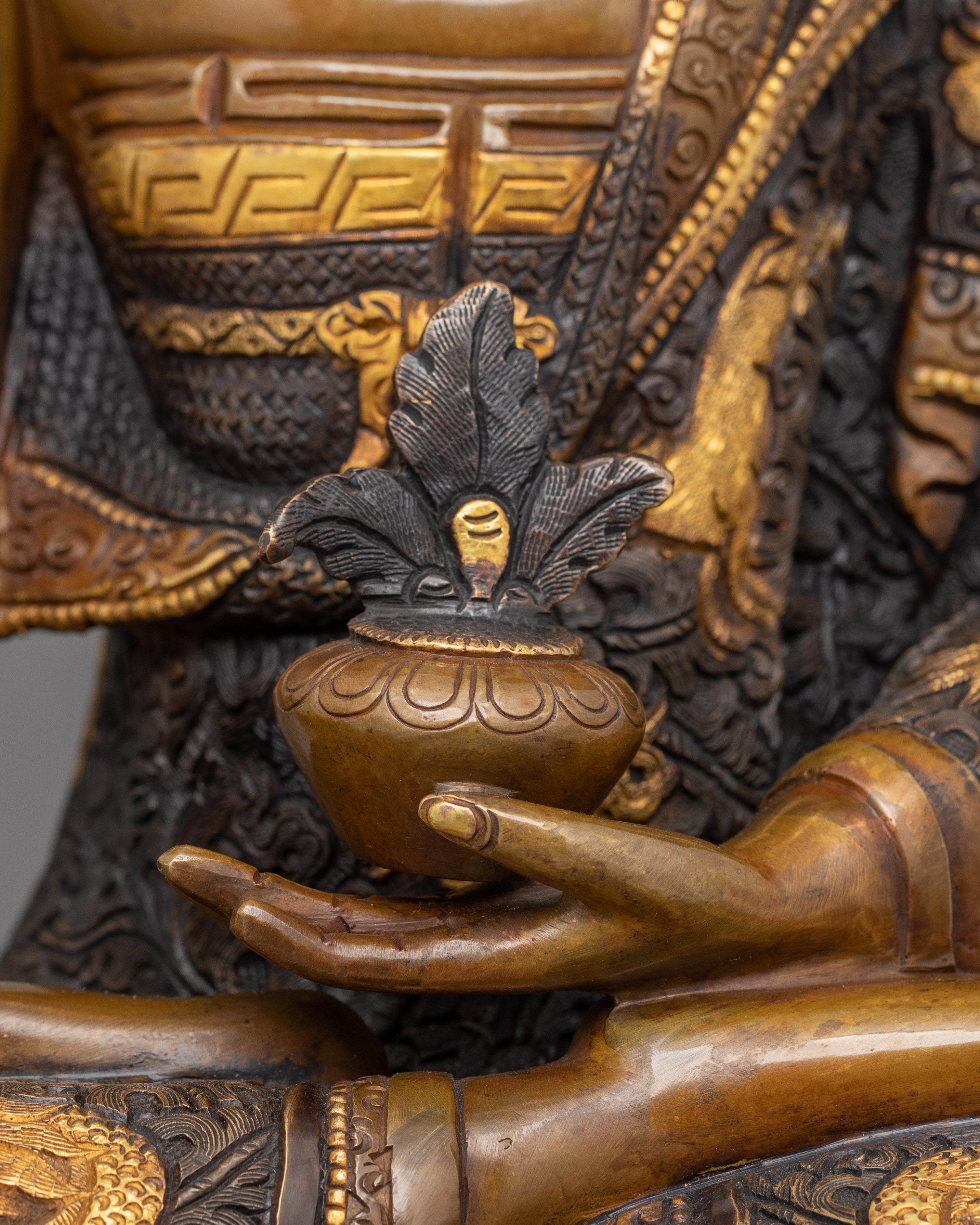 Dhyani Buddha of Medicine Oxidized Figure | The Healer of the Mind and Body