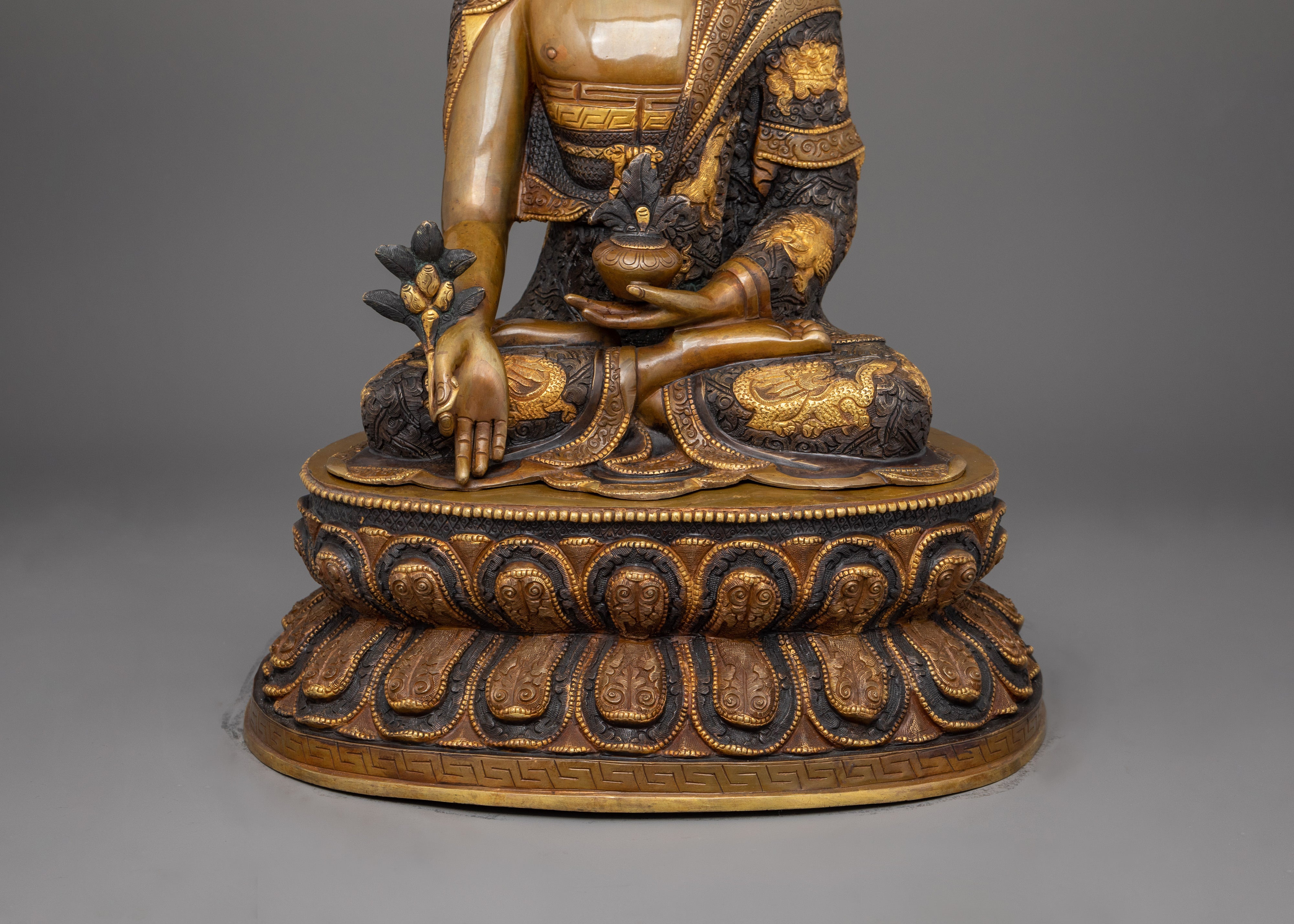 Dhyani Buddha of Medicine Oxidized Figure | The Healer of the Mind and Body