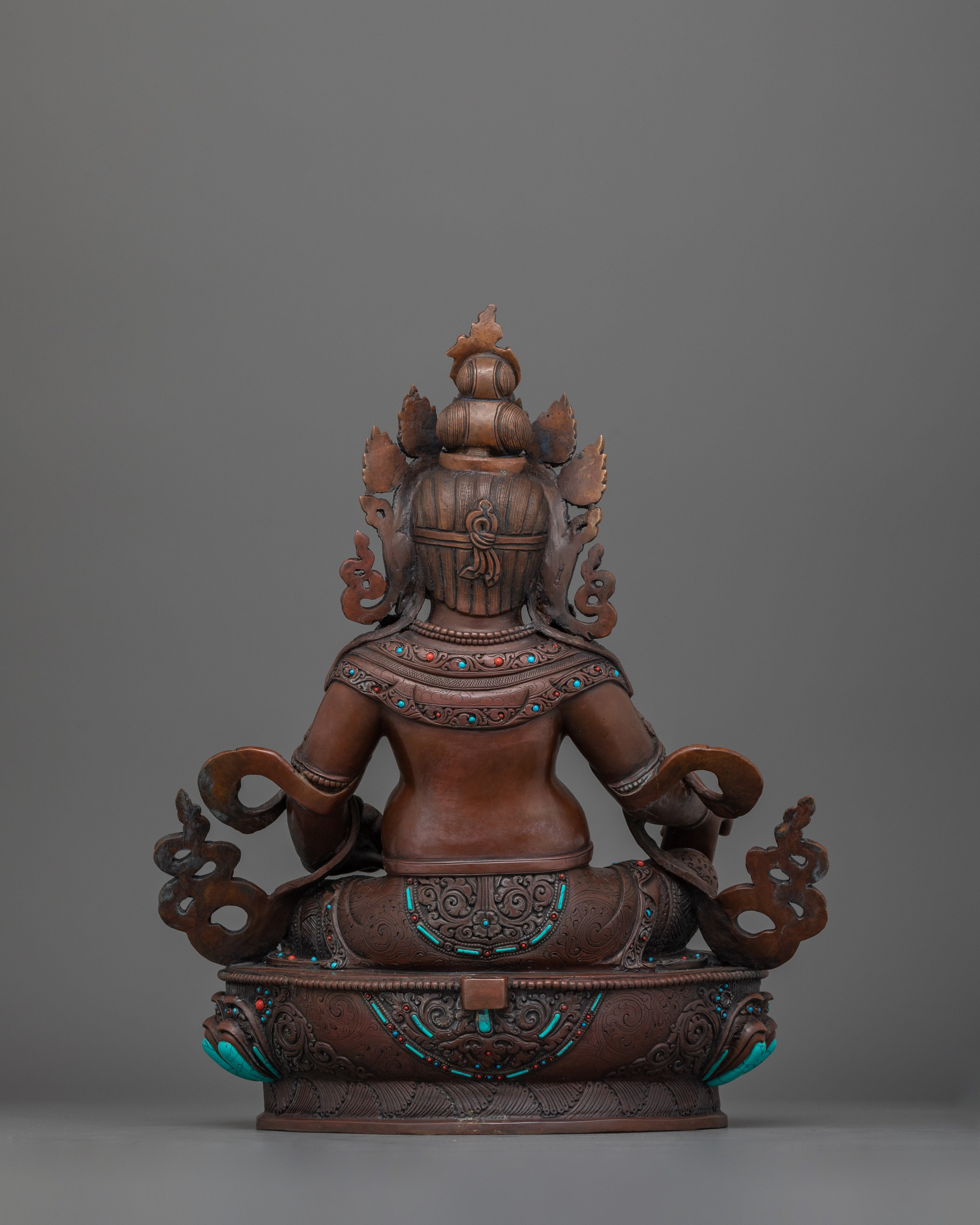 The Wealth Deity Dzambhala for Altar | Wrathful Tibetan Prosperity Art