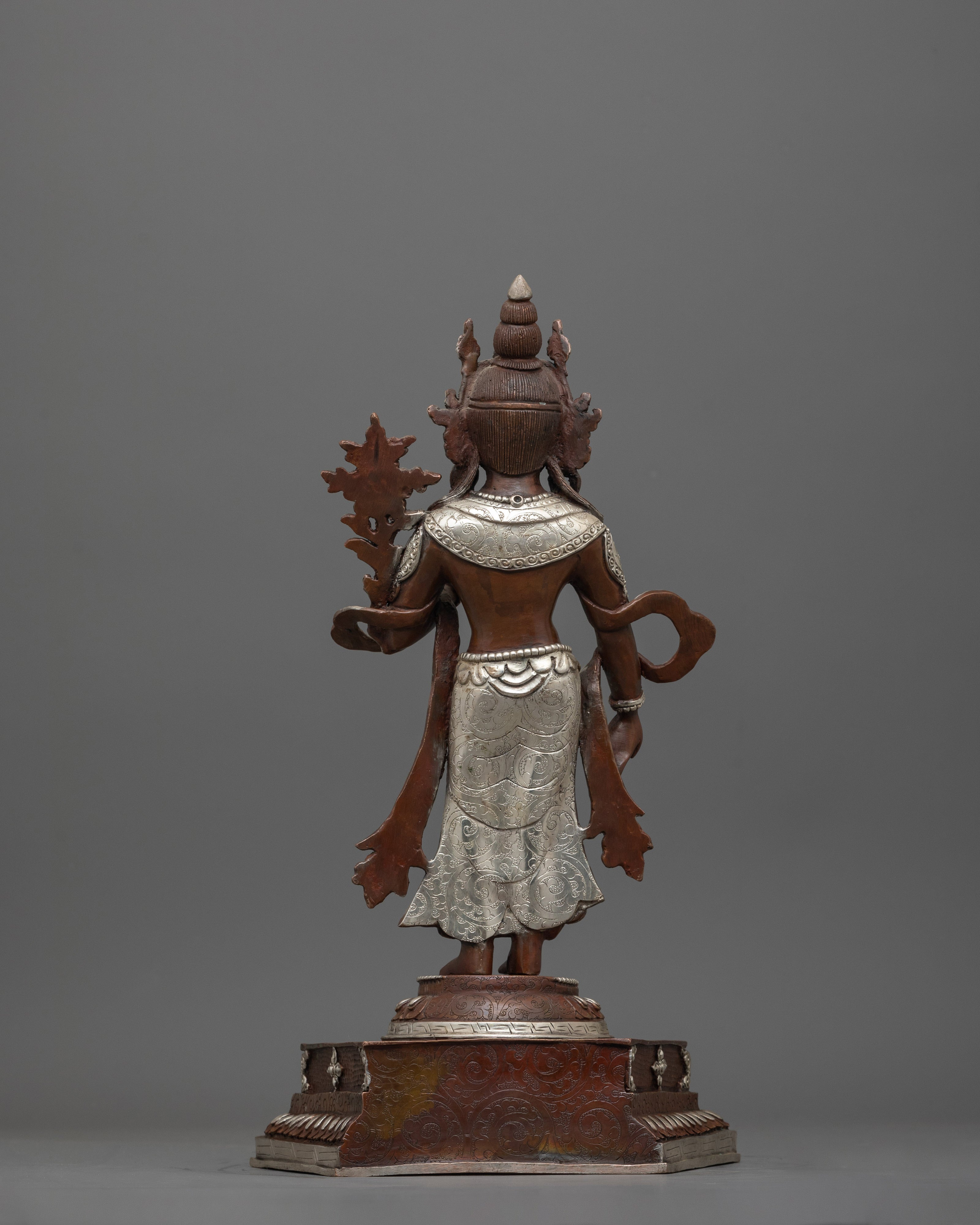 Tibetan Standing Compassionate Tara | Embodiment of Love and Mercy