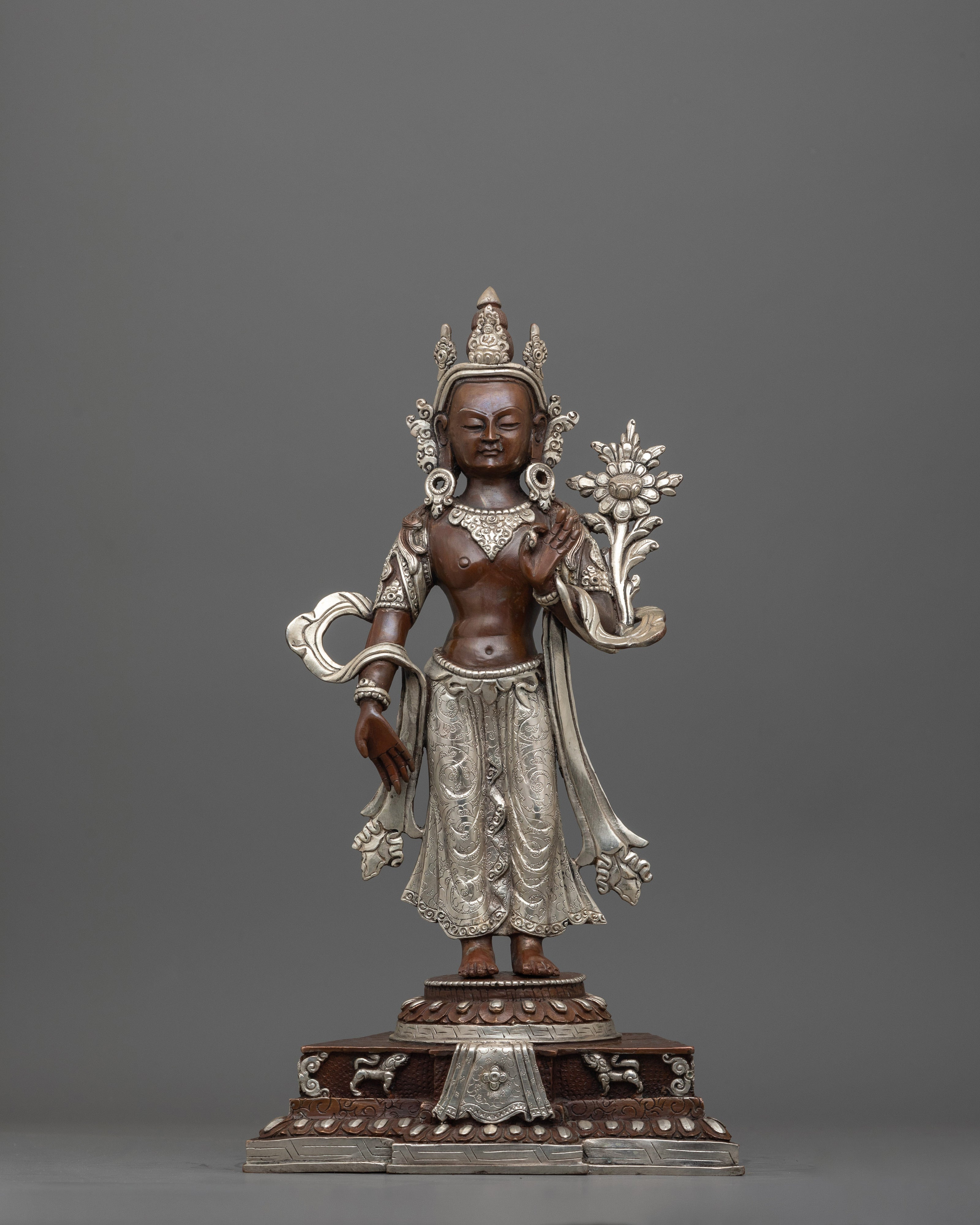 Tibetan Standing Compassionate Tara | Embodiment of Love and Mercy