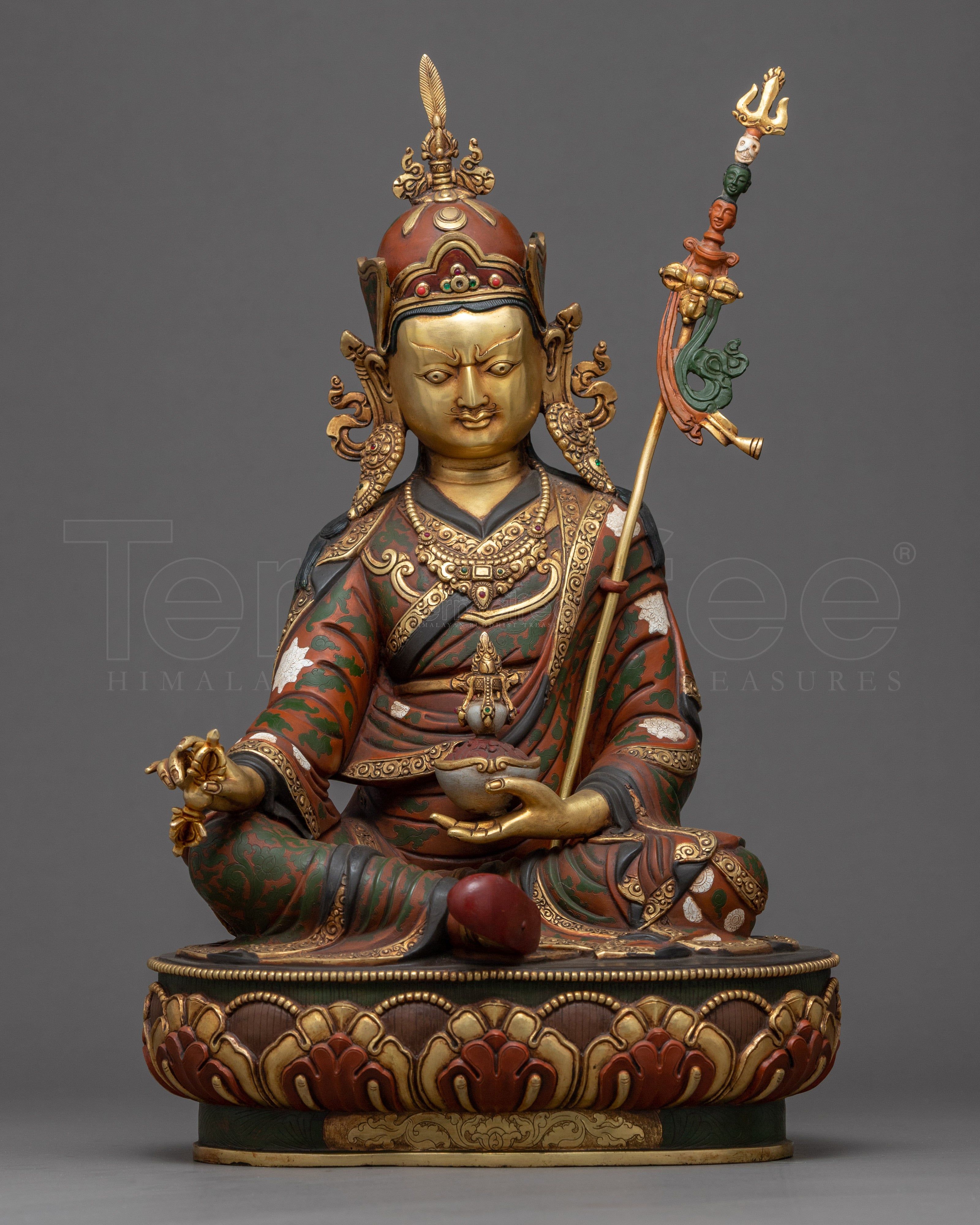 Padmasambhava Statue | Handmade Tibetan Statue
