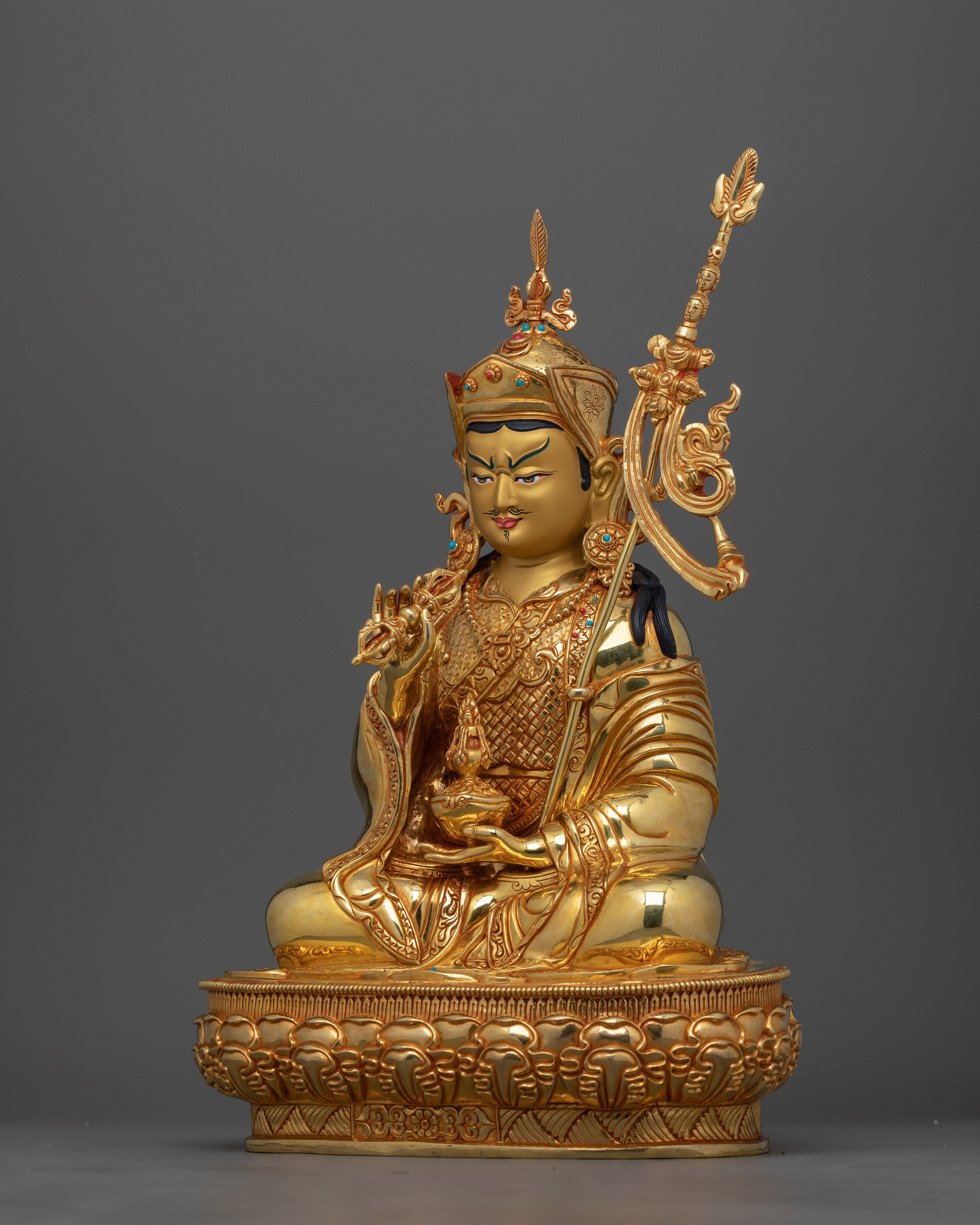 Sacred Representation of Guru Tsokye Dorje Sculpture | Tsokye Dorje with Vajra at Heart