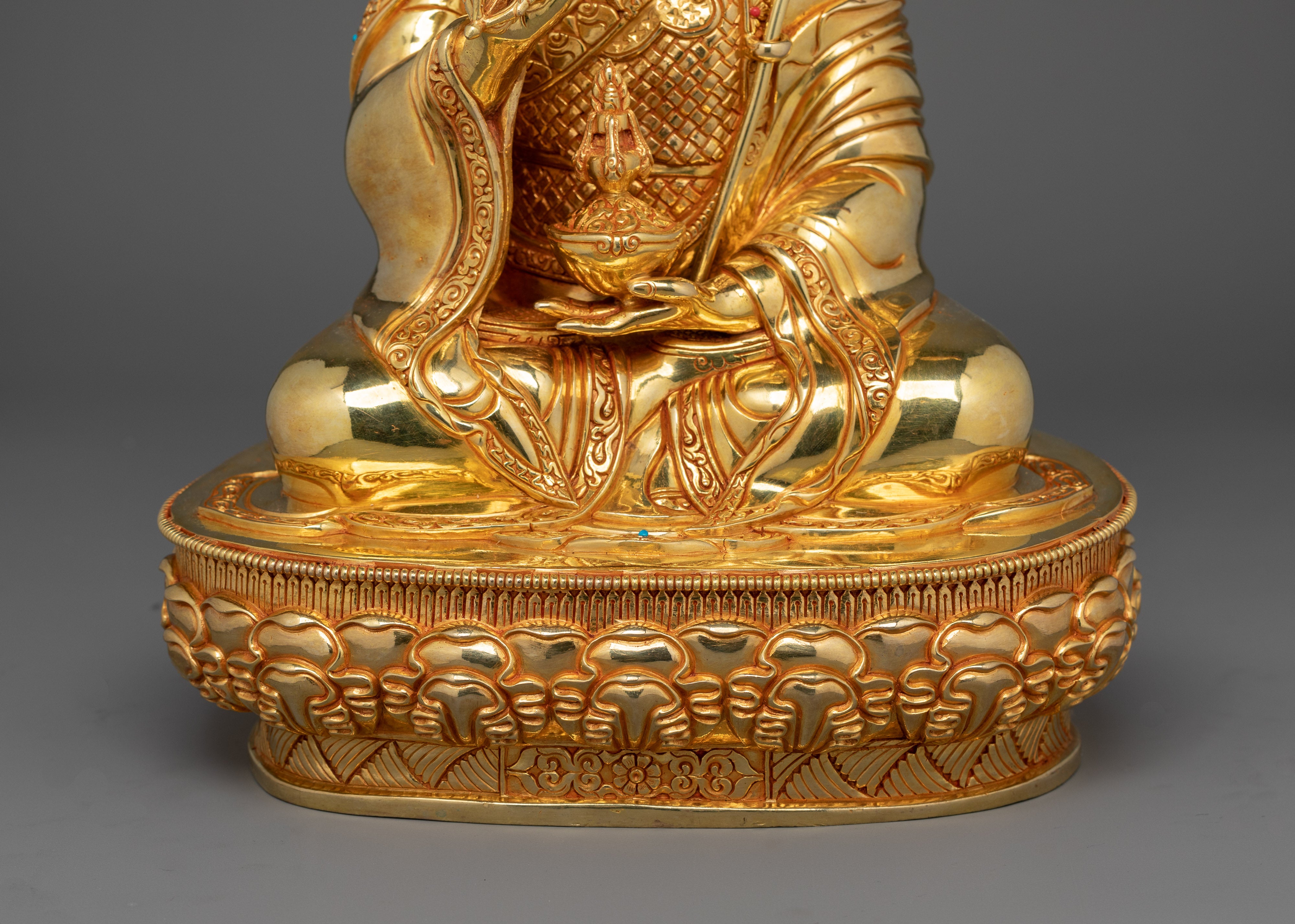 Sacred Representation of Guru Tsokye Dorje Sculpture | Tsokye Dorje with Vajra at Heart