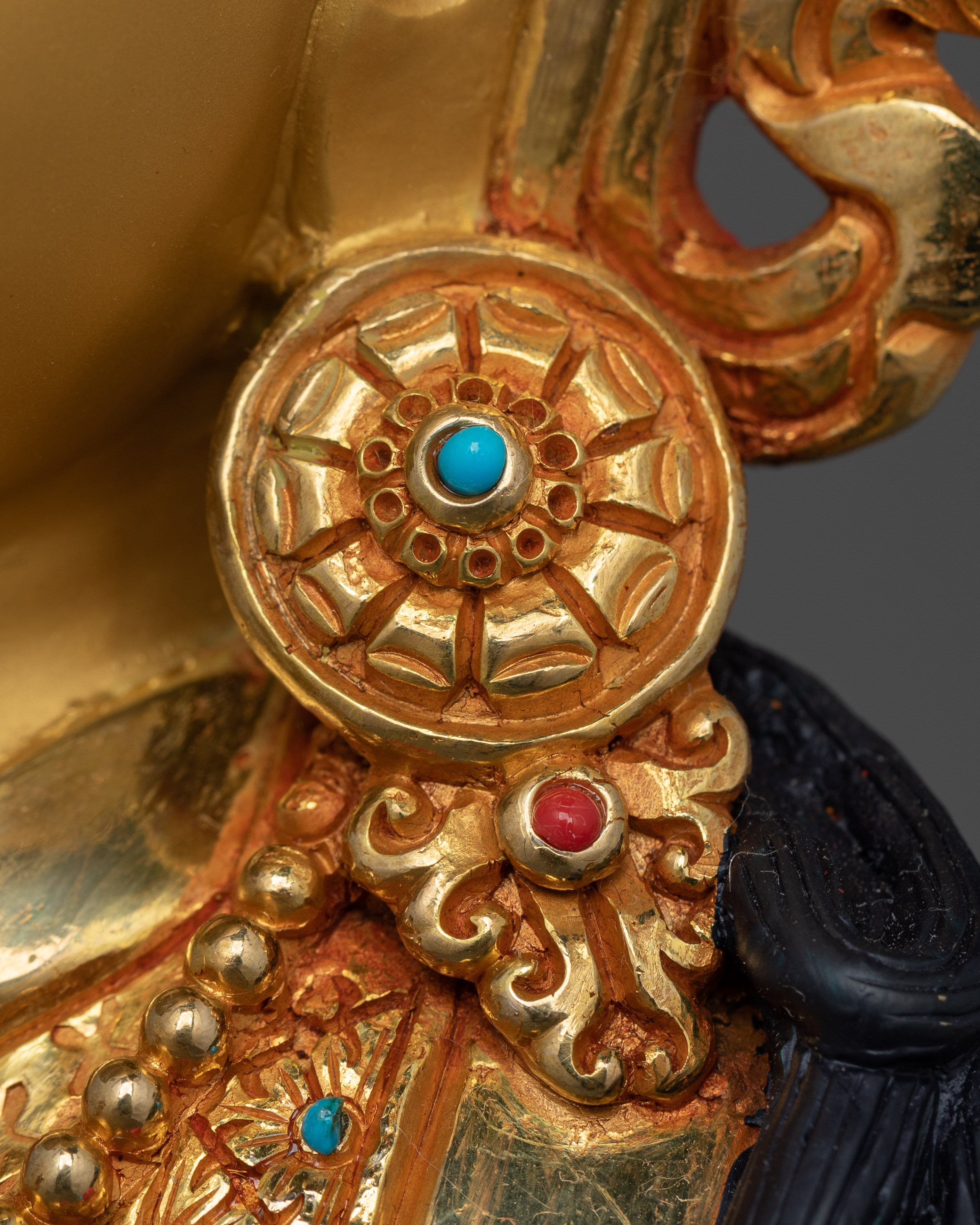 Sacred Representation of Guru Tsokye Dorje Sculpture | Tsokye Dorje with Vajra at Heart