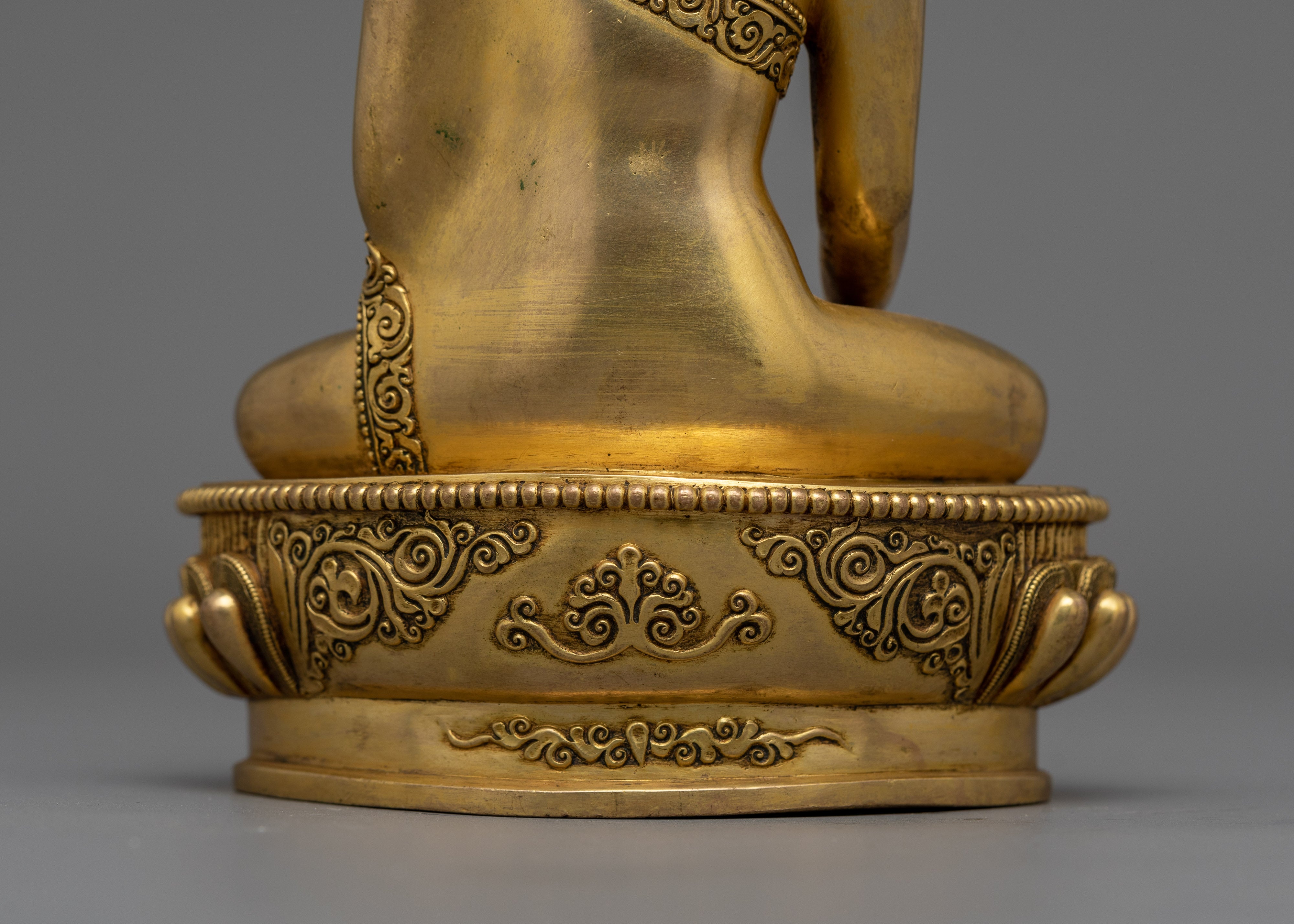 Handcrafted Shakyamuni Buddha Meditating Figurine | Sacred Statue for Spiritual Practice