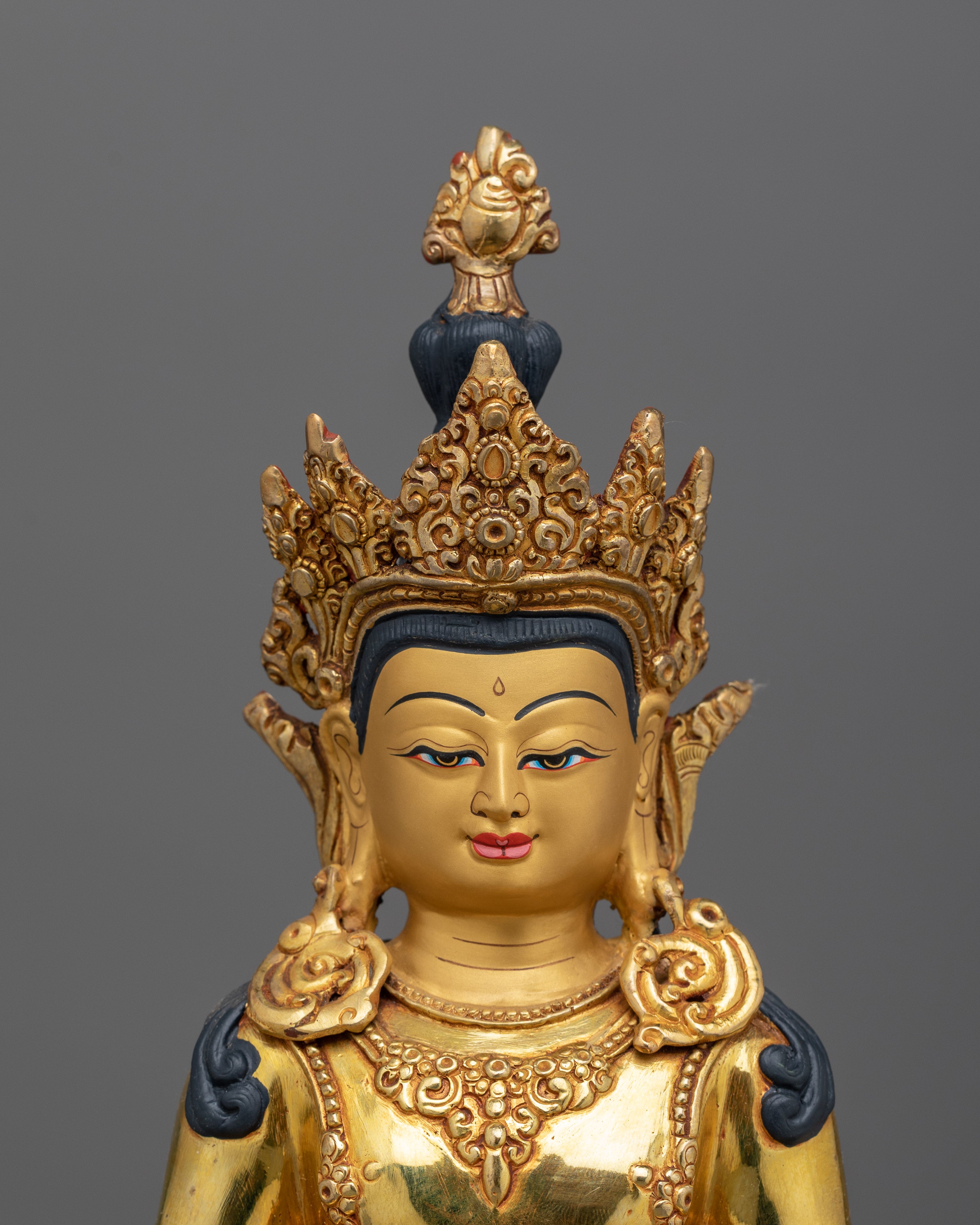 The Buddha of Boundless Life Amitayus Statue | Tibetan Buddhism Art