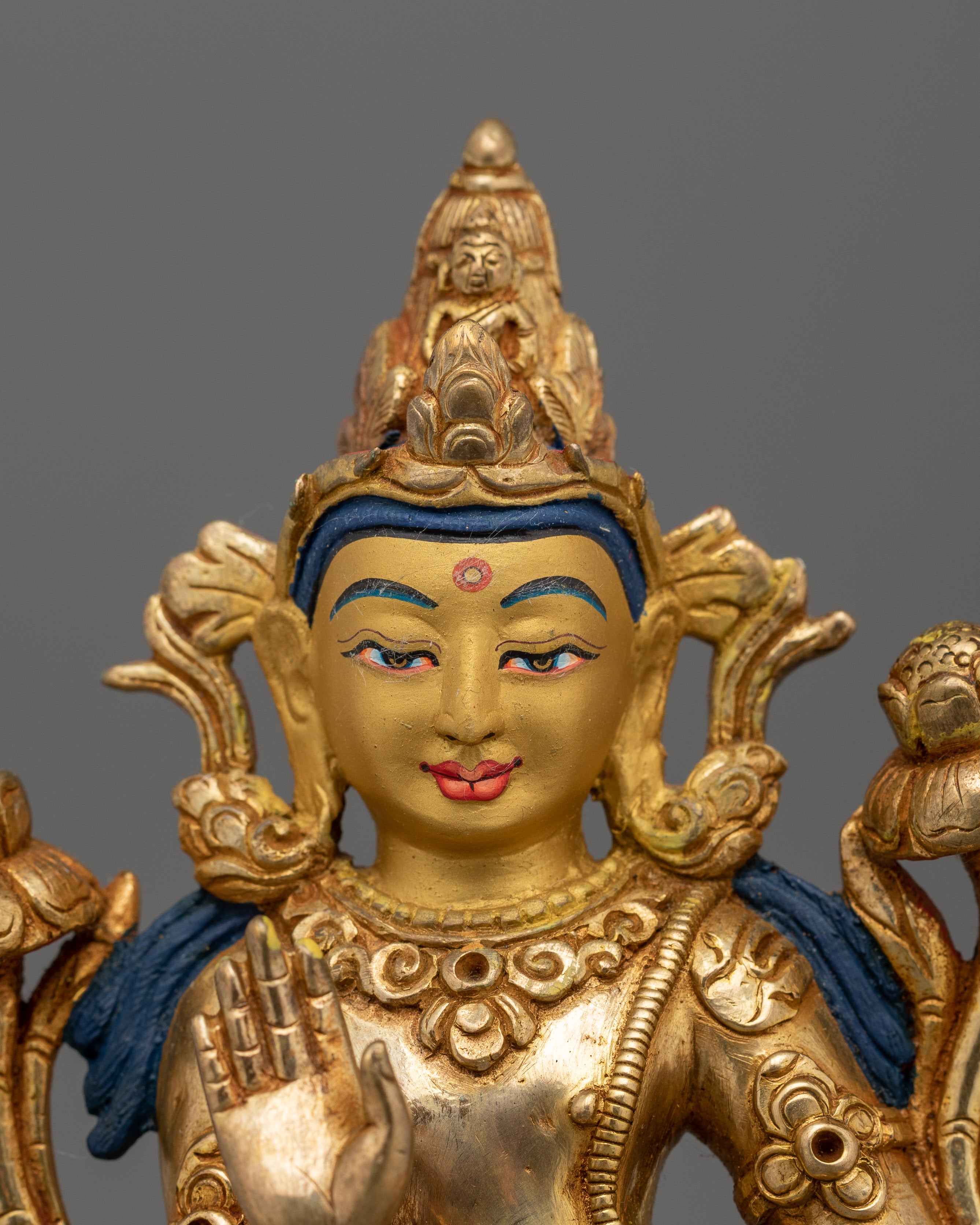 The Principle Patron Deity of Tibet Avalokiteshvara Statue | The Essence of Selfless Compassion