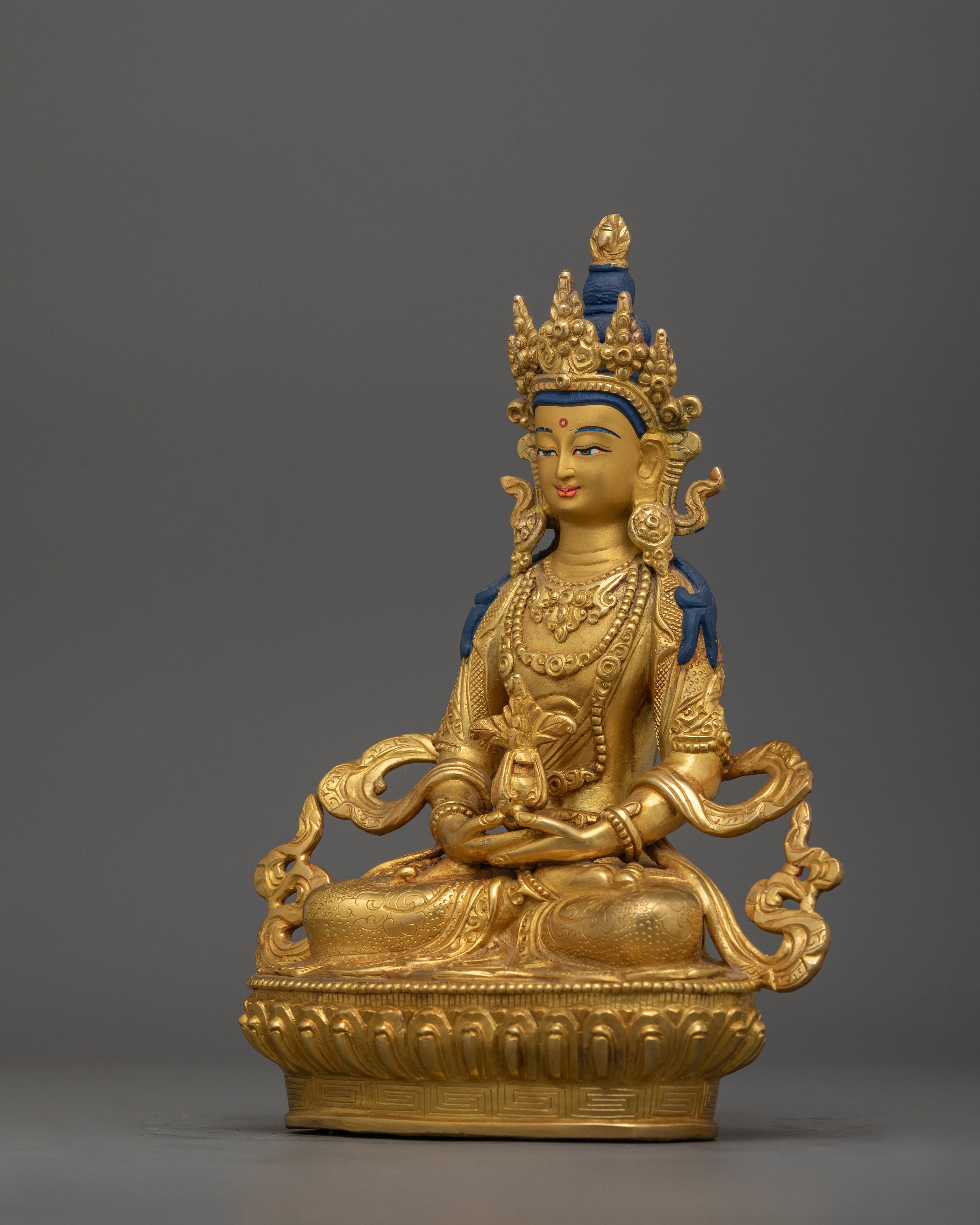 Amitayus Longevity Sculpture For Sacred Spaces | Symbol of Health and Prosperity