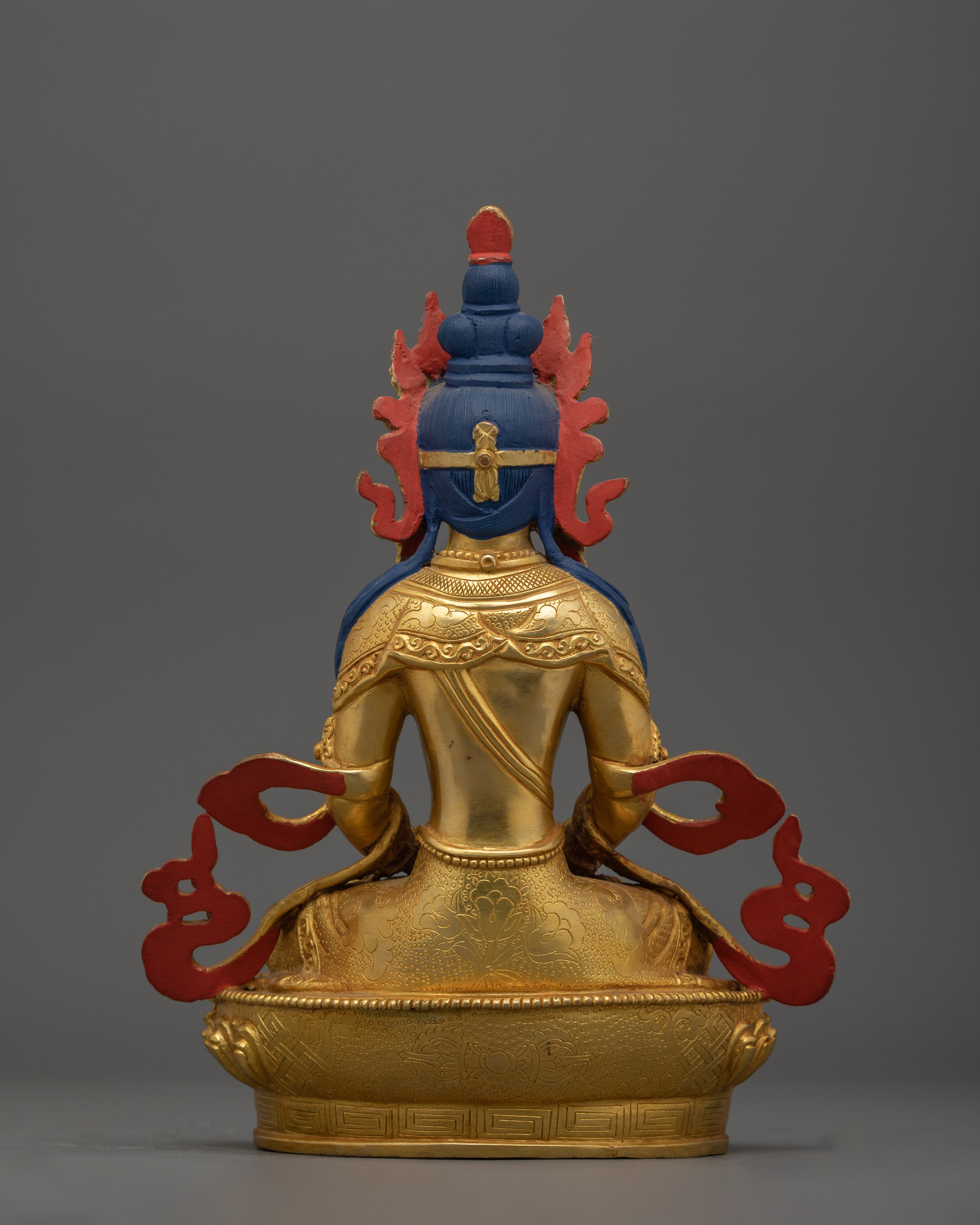 Amitayus Longevity Sculpture For Sacred Spaces | Symbol of Health and Prosperity
