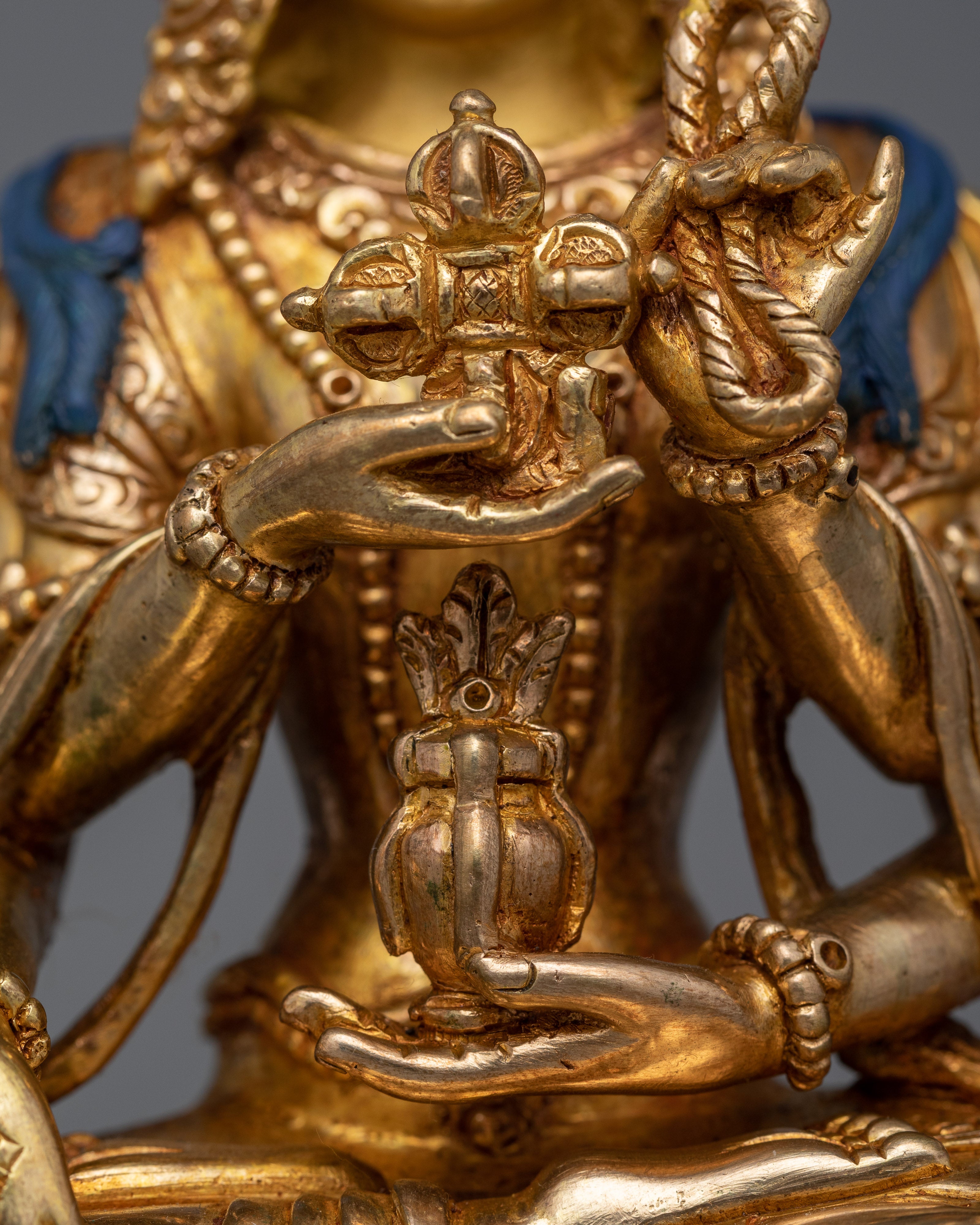 Three Faced Goddess Namgyalma Statue | Long Life, Purification and Protection Deity