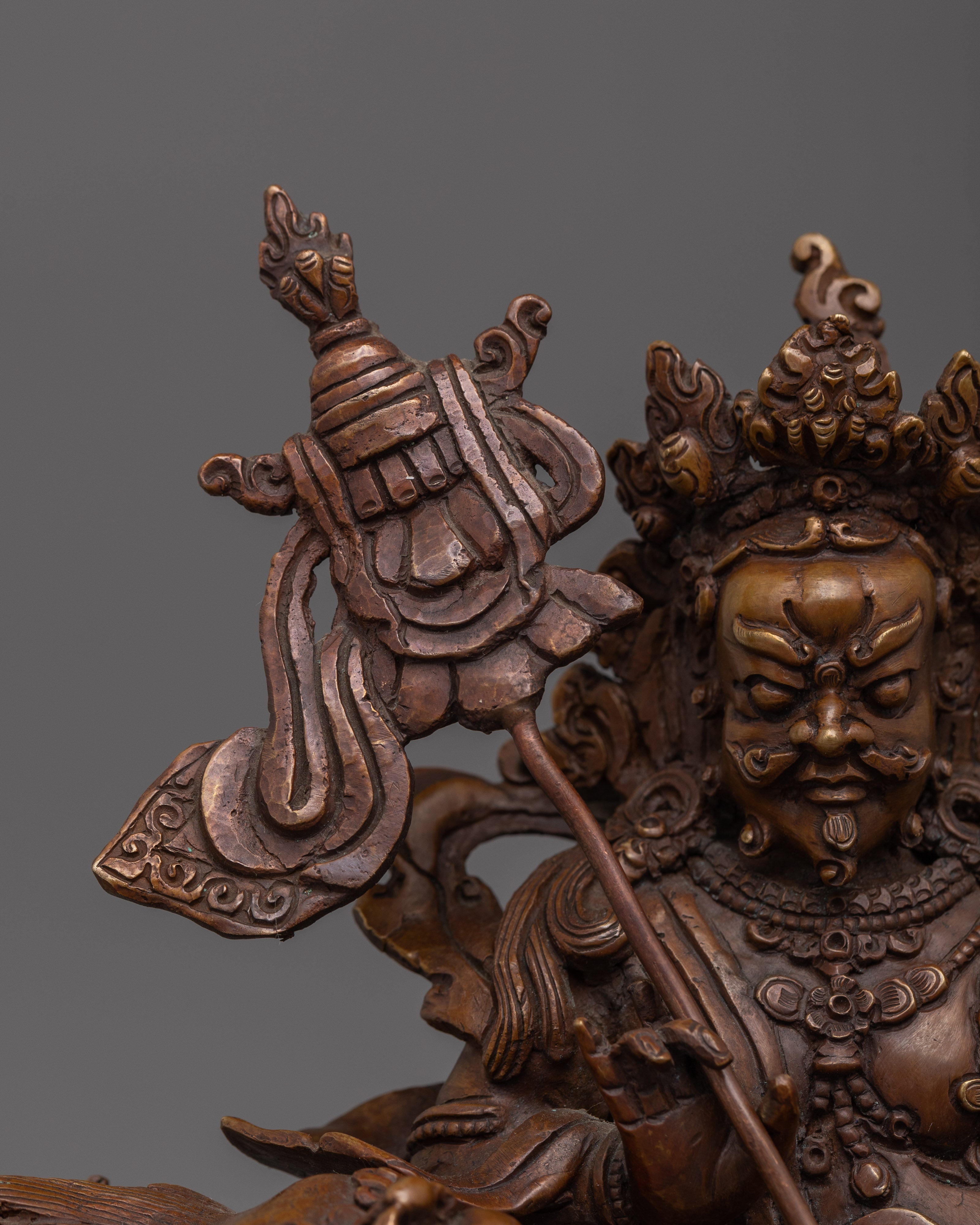 A Statue of Vaishravana (Namtoshe) | Protector of Wealth and A Deity Who Dispels Poverty