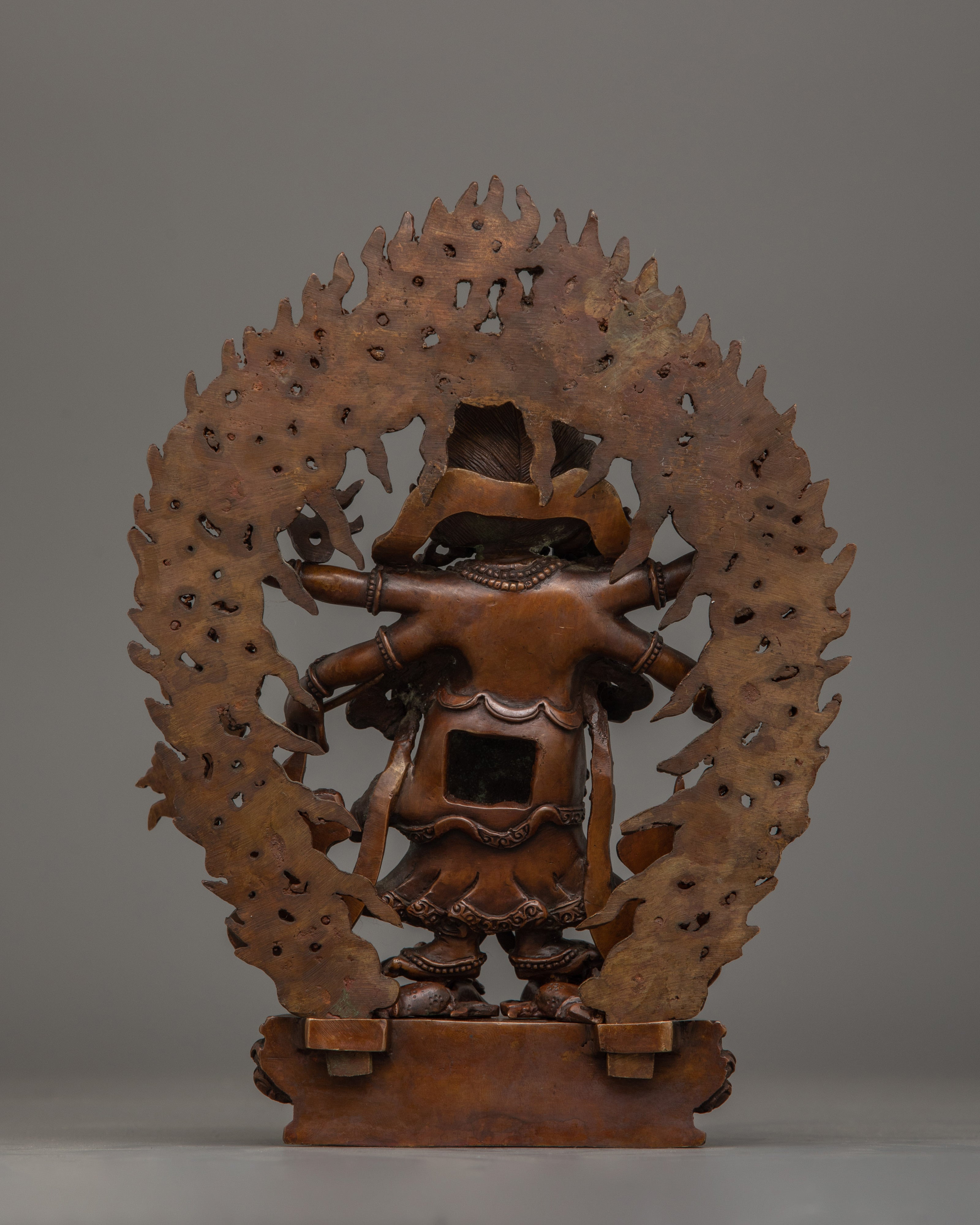 The Tibetan White Mahakala Sculpture | Embodying Compassion and Powerful Protection