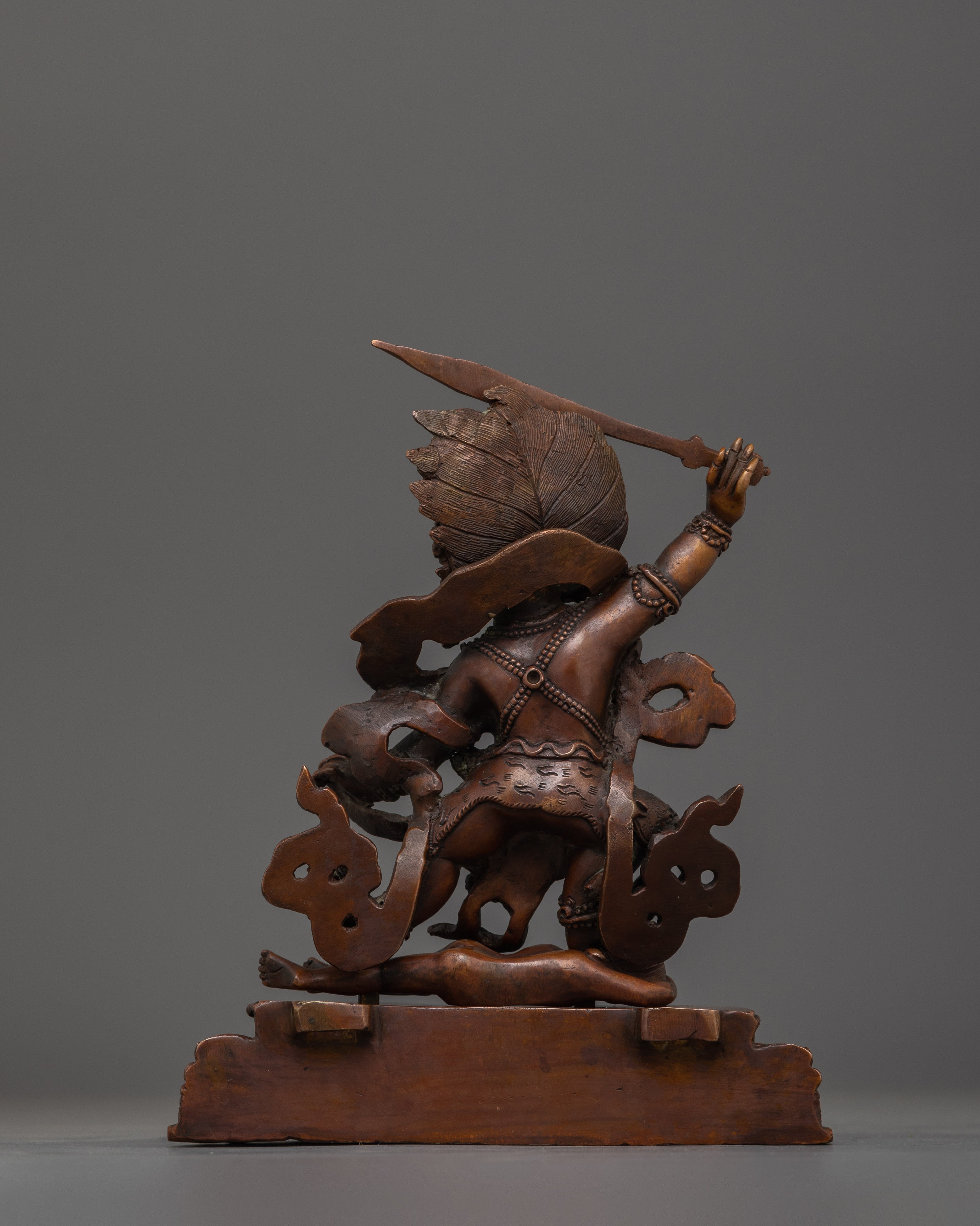 Kargapanni Buddhist Guardian Deity Figurine | Tibetan Buddhist Spiritual Deity