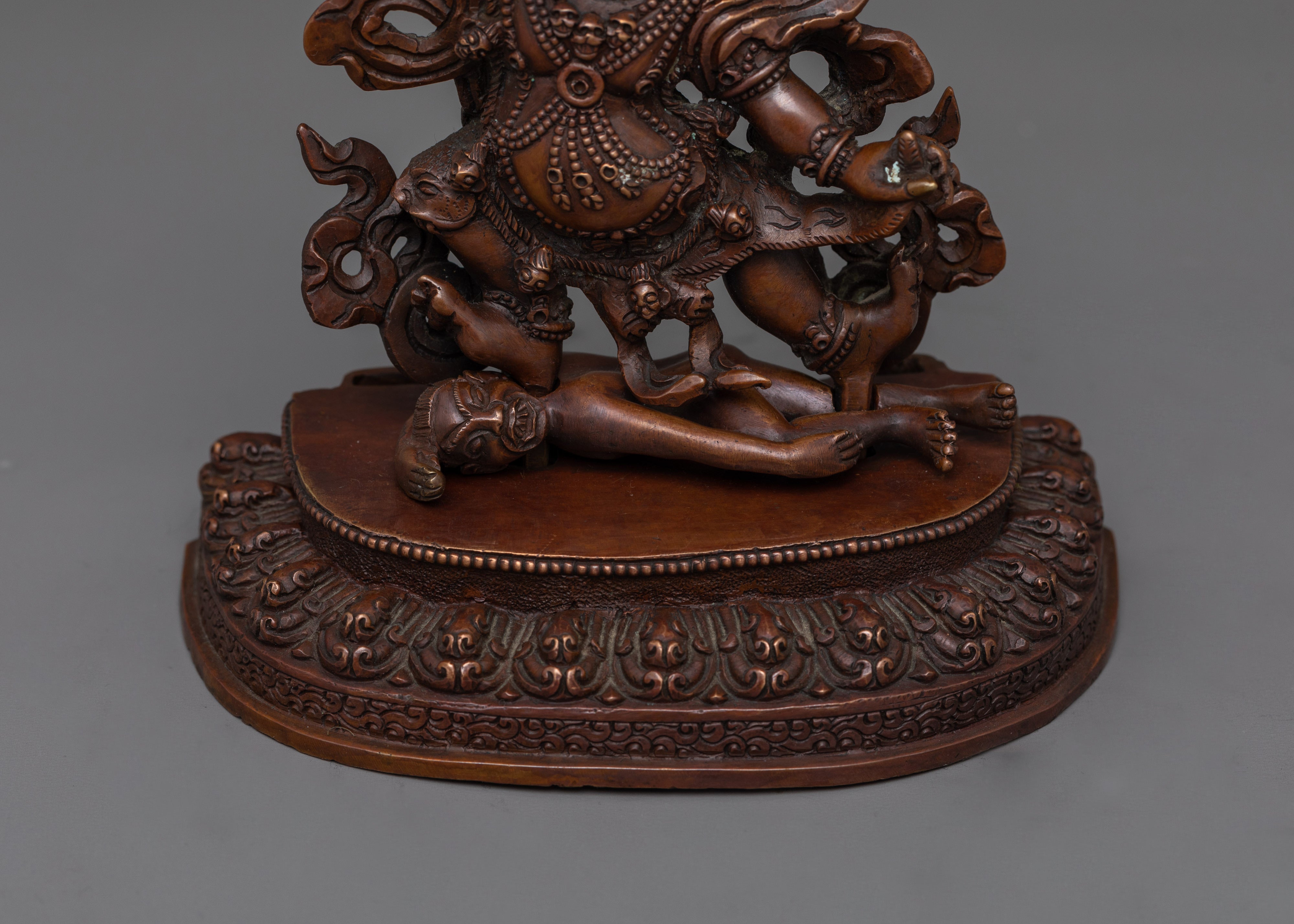 Kargapanni Buddhist Guardian Deity Figurine | Tibetan Buddhist Spiritual Deity