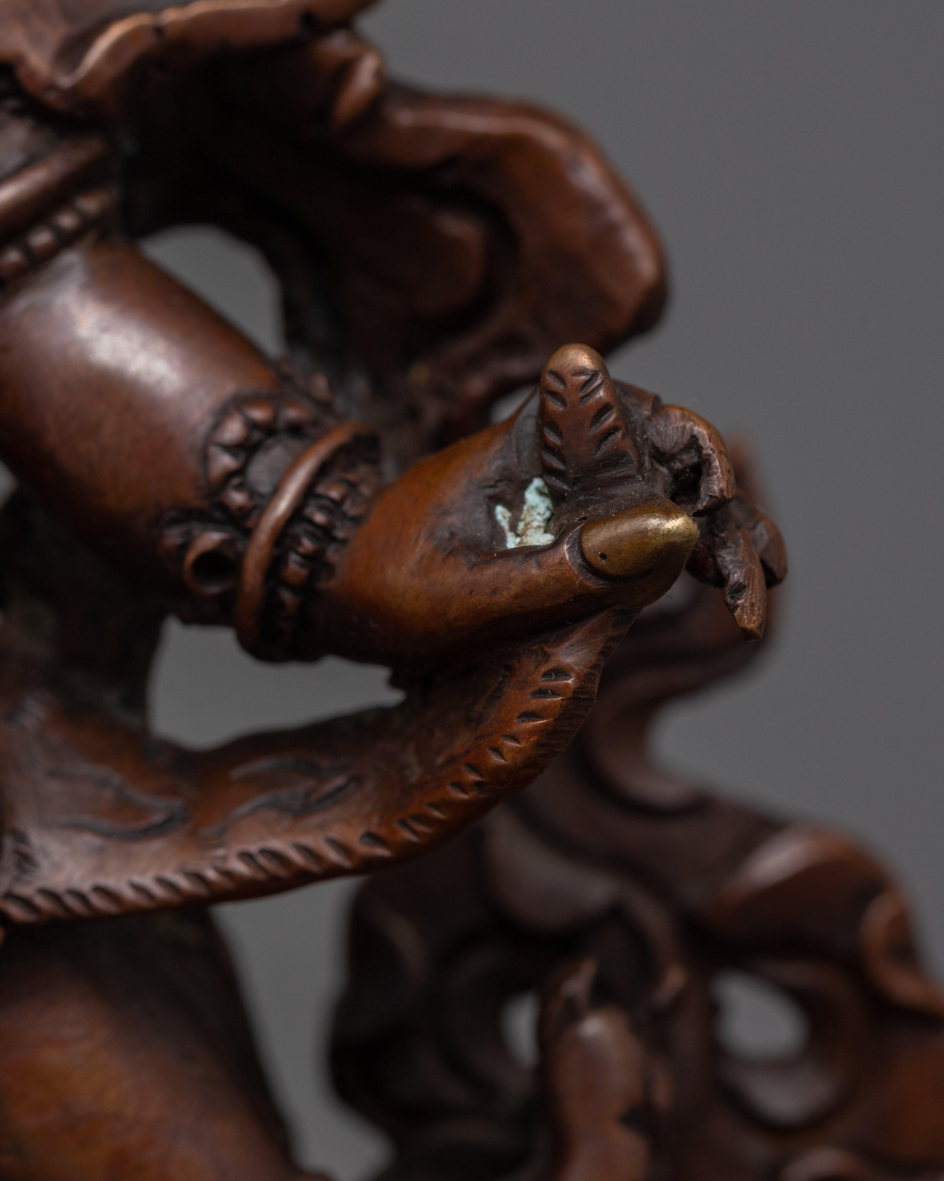 Kargapanni Buddhist Guardian Deity Figurine | Tibetan Buddhist Spiritual Deity