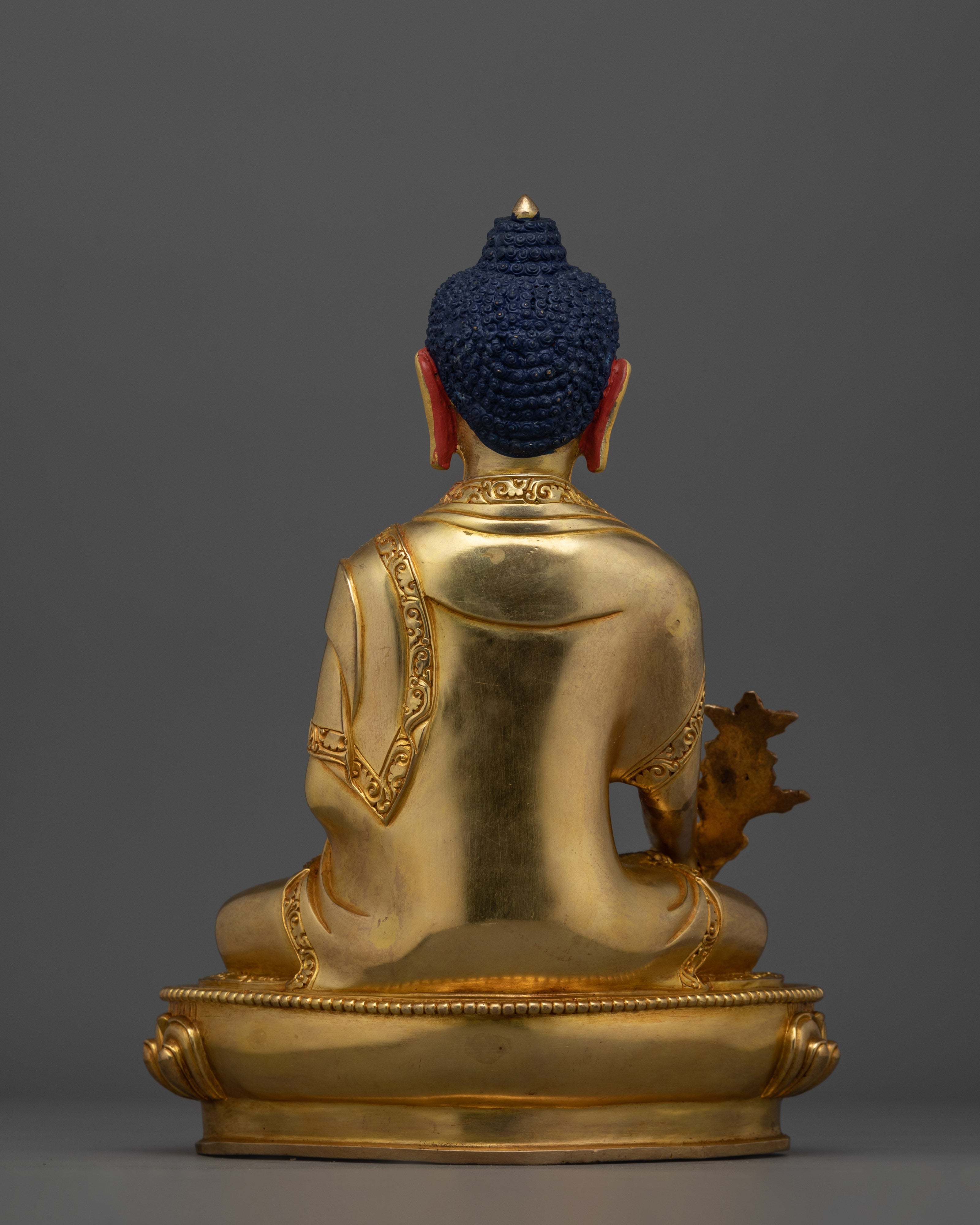 Statue of Vaidurya Prabha Raja (Medicine Buddha) | Symbolizes His Ability To Heal and Remove Obstacles