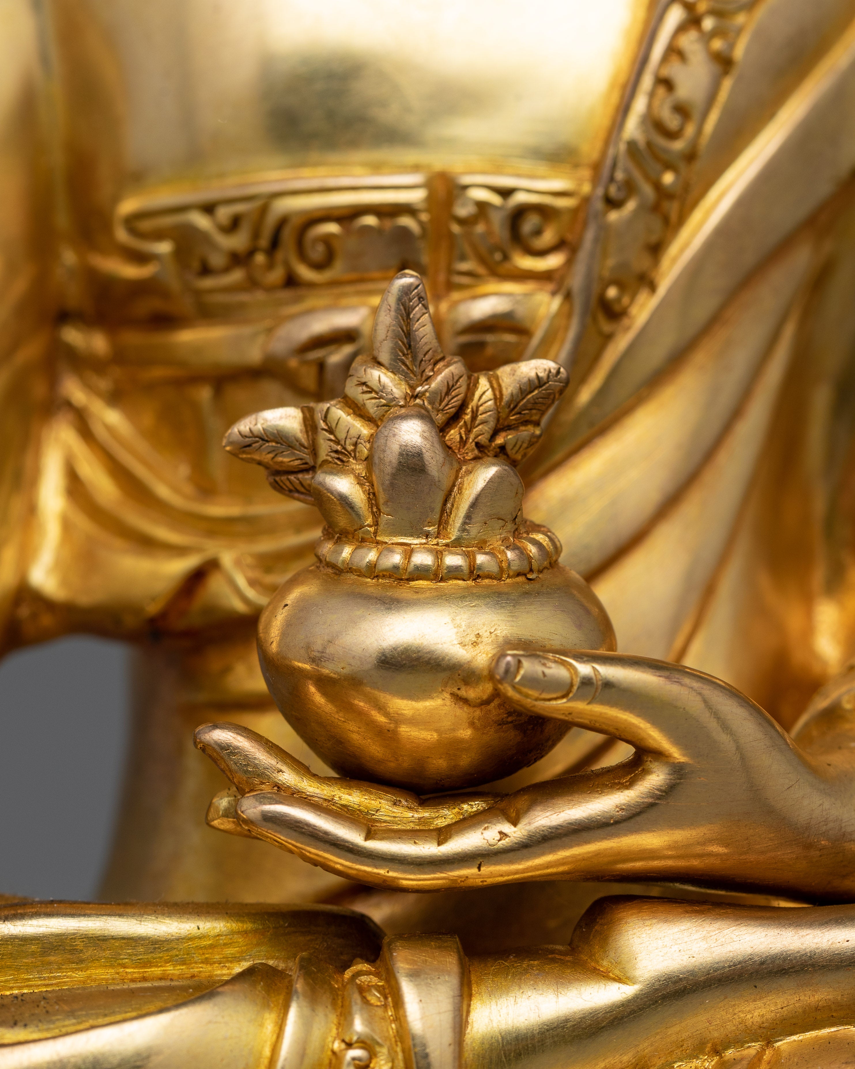 Statue of Vaidurya Prabha Raja (Medicine Buddha) | Symbolizes His Ability To Heal and Remove Obstacles