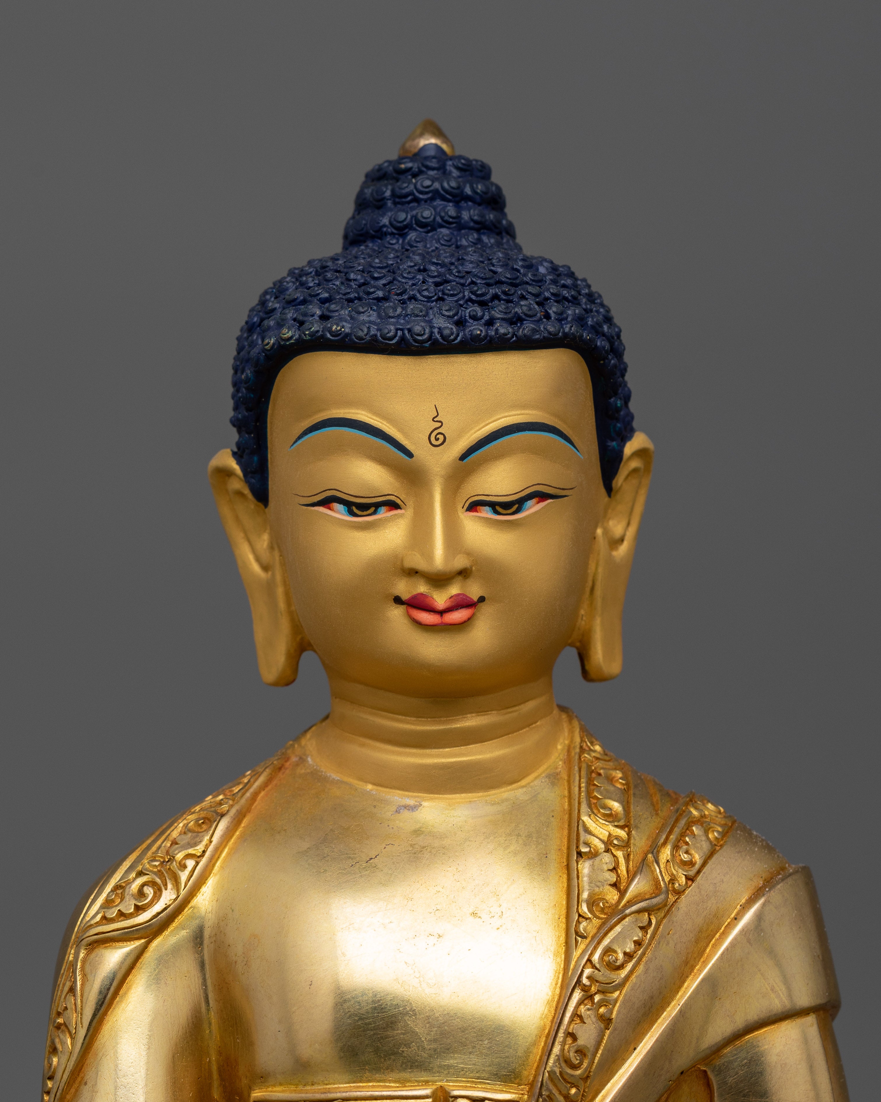 Statue of Vaidurya Prabha Raja (Medicine Buddha) | Symbolizes His Ability To Heal and Remove Obstacles