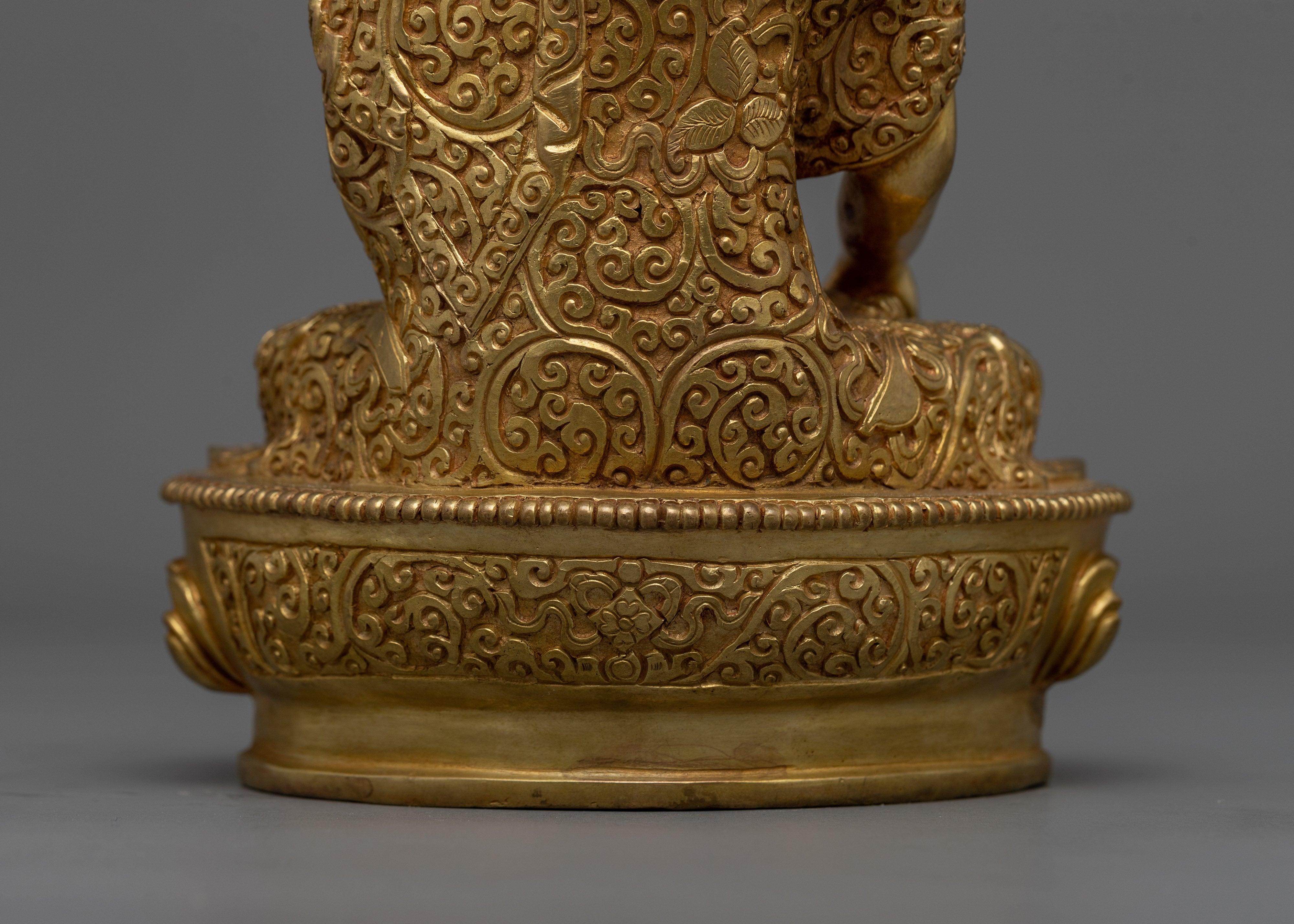 The Sacred Five Dhyani Buddha Set Statue | 24K Gold Gilded Tibetan Copper Statues