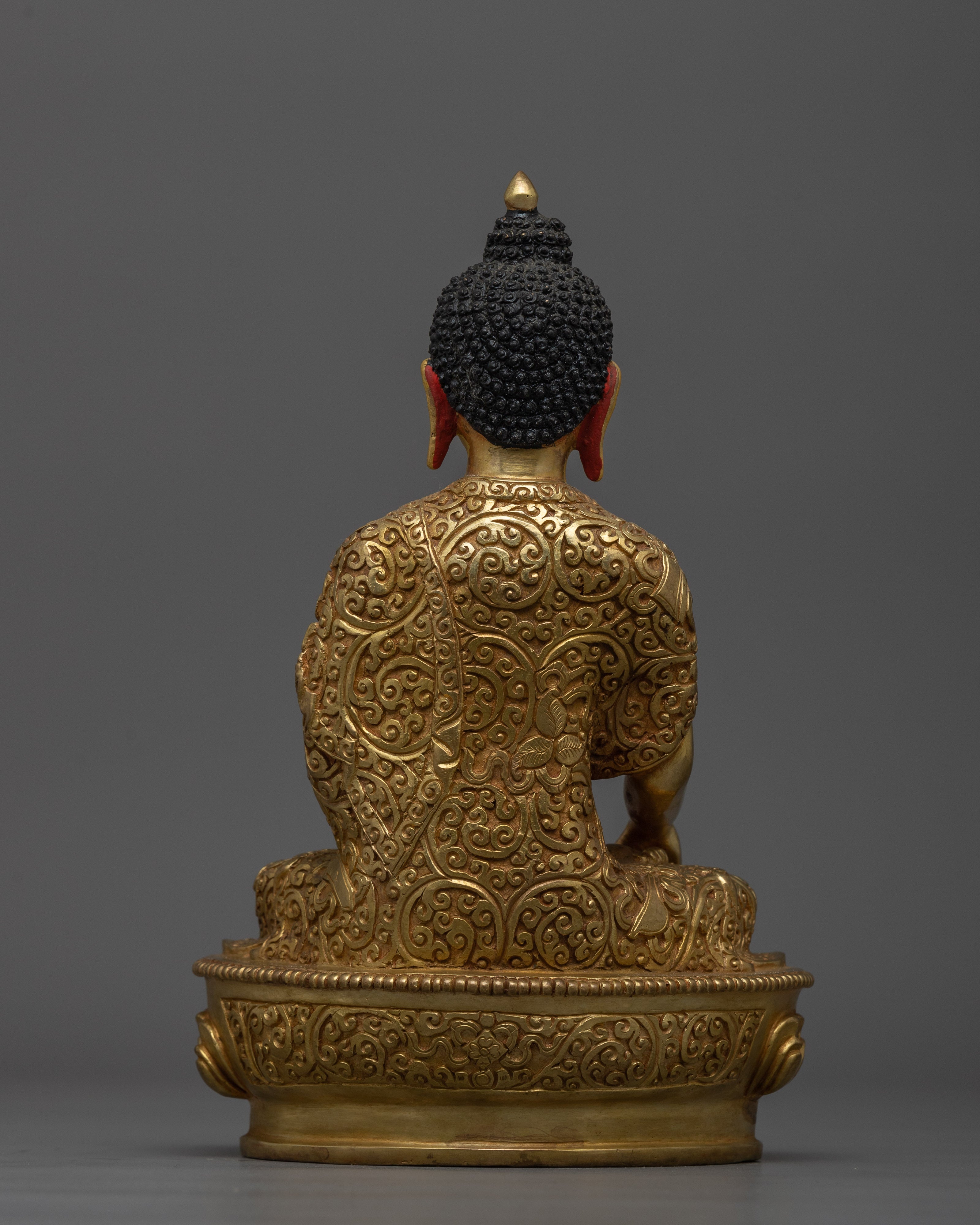 The Sacred Five Dhyani Buddha Set Statue | 24K Gold Gilded Tibetan Copper Statues