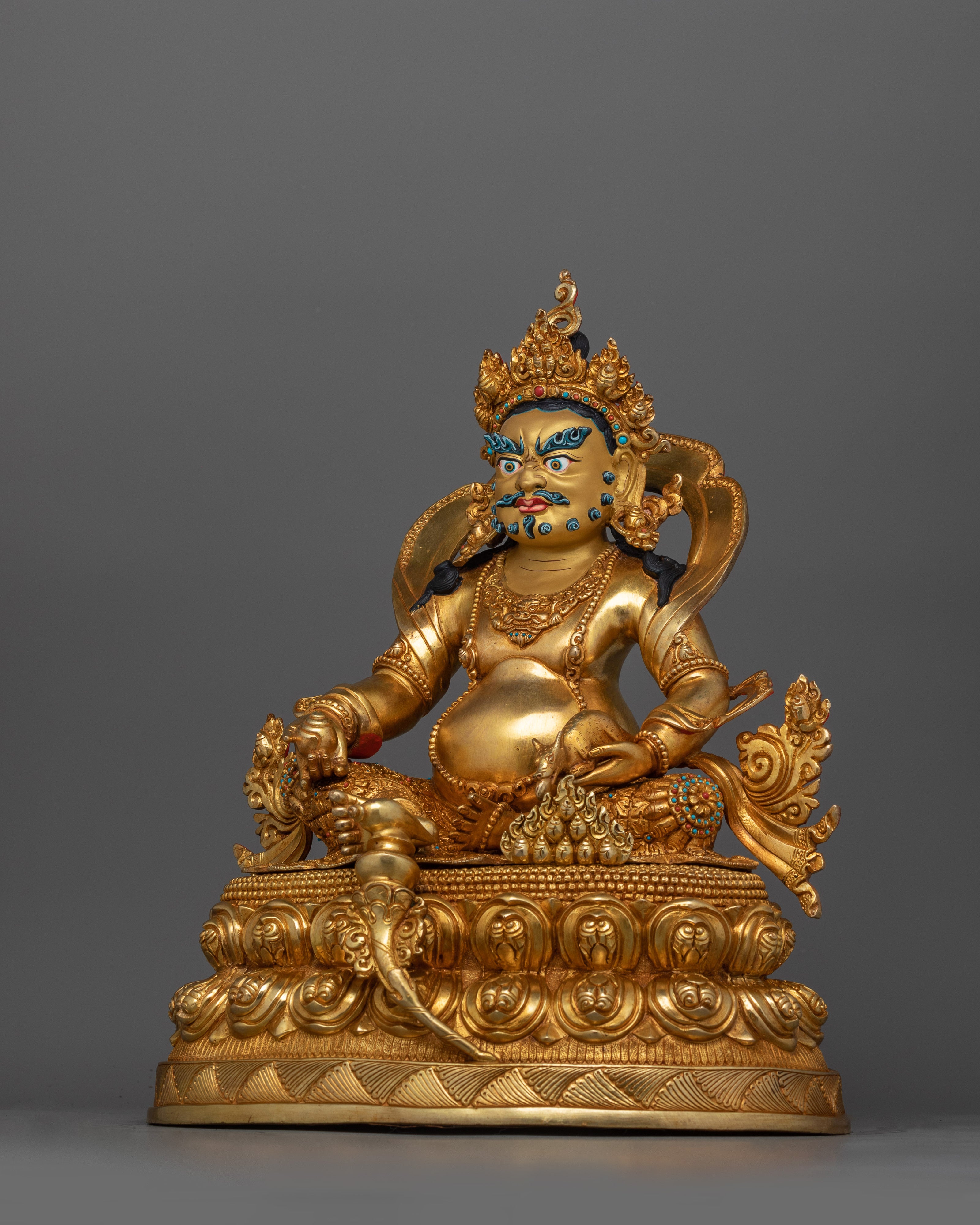 An Abundance of Wealth Dzambhala Statue | Representing Wealth and Generosity