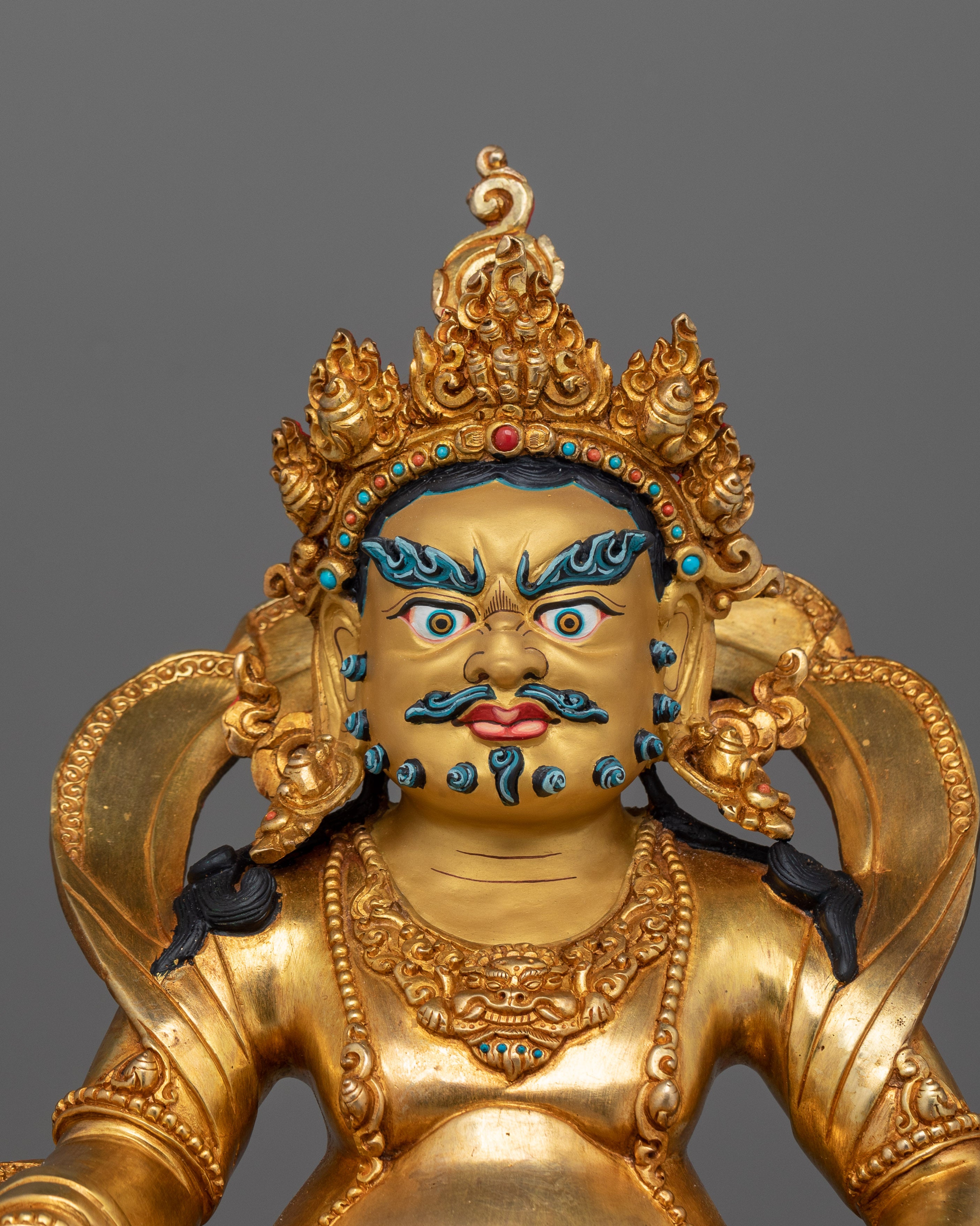 An Abundance of Wealth Dzambhala Statue | Representing Wealth and Generosity