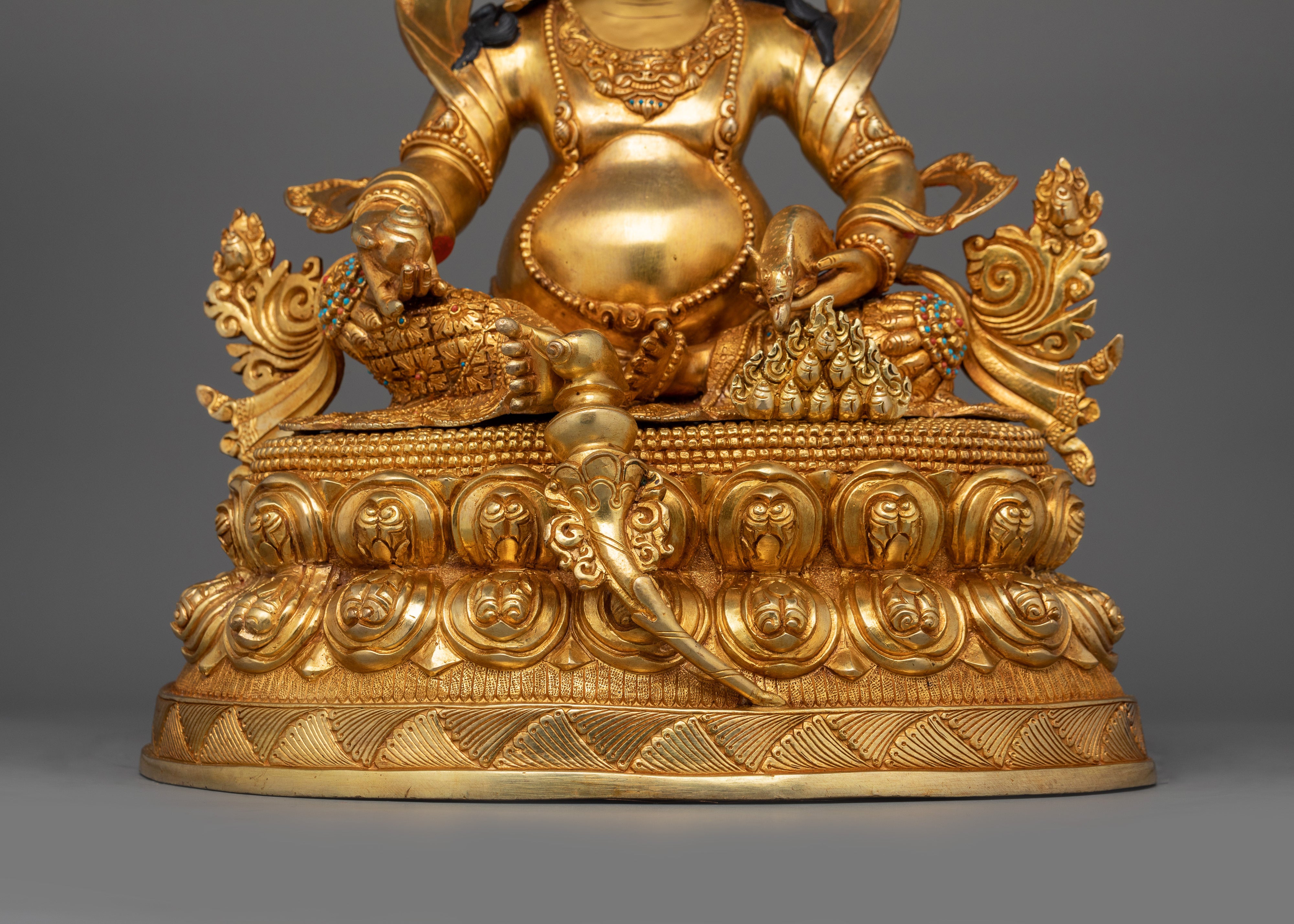 An Abundance of Wealth Dzambhala Statue | Representing Wealth and Generosity
