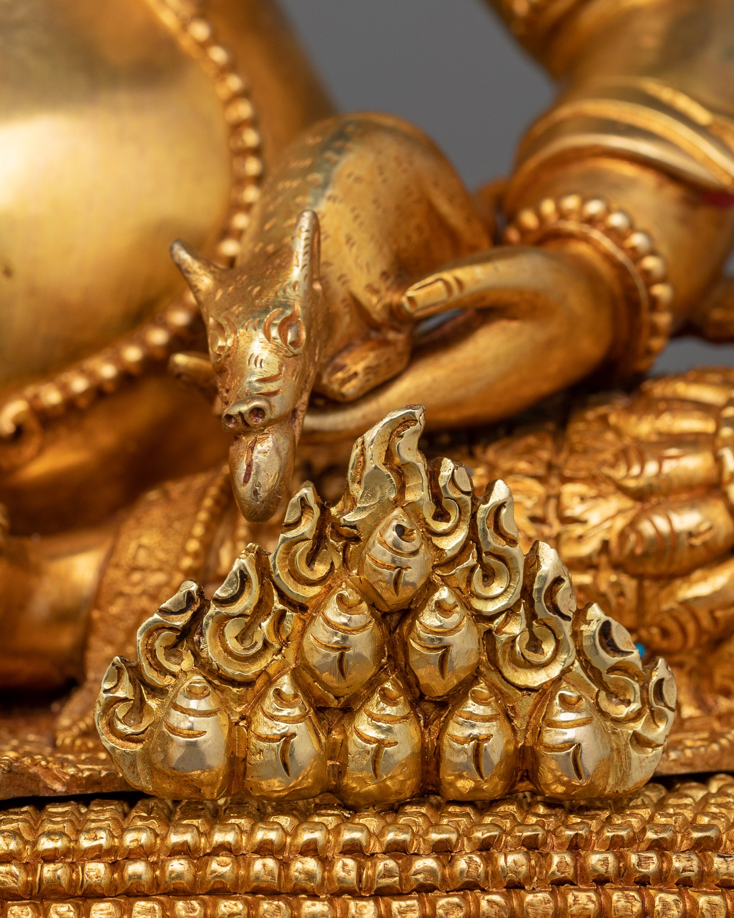 An Abundance of Wealth Dzambhala Statue | Representing Wealth and Generosity