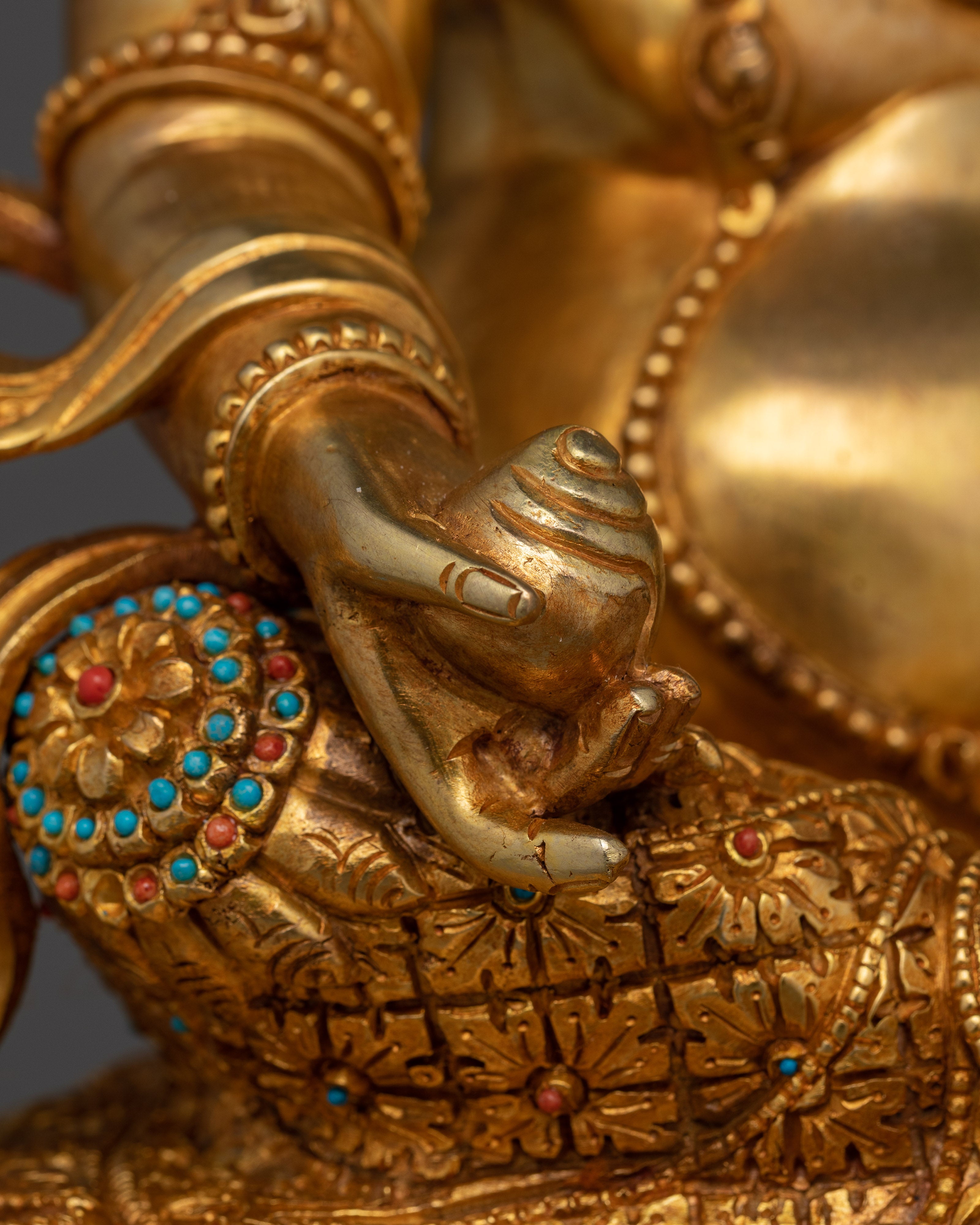An Abundance of Wealth Dzambhala Statue | Representing Wealth and Generosity